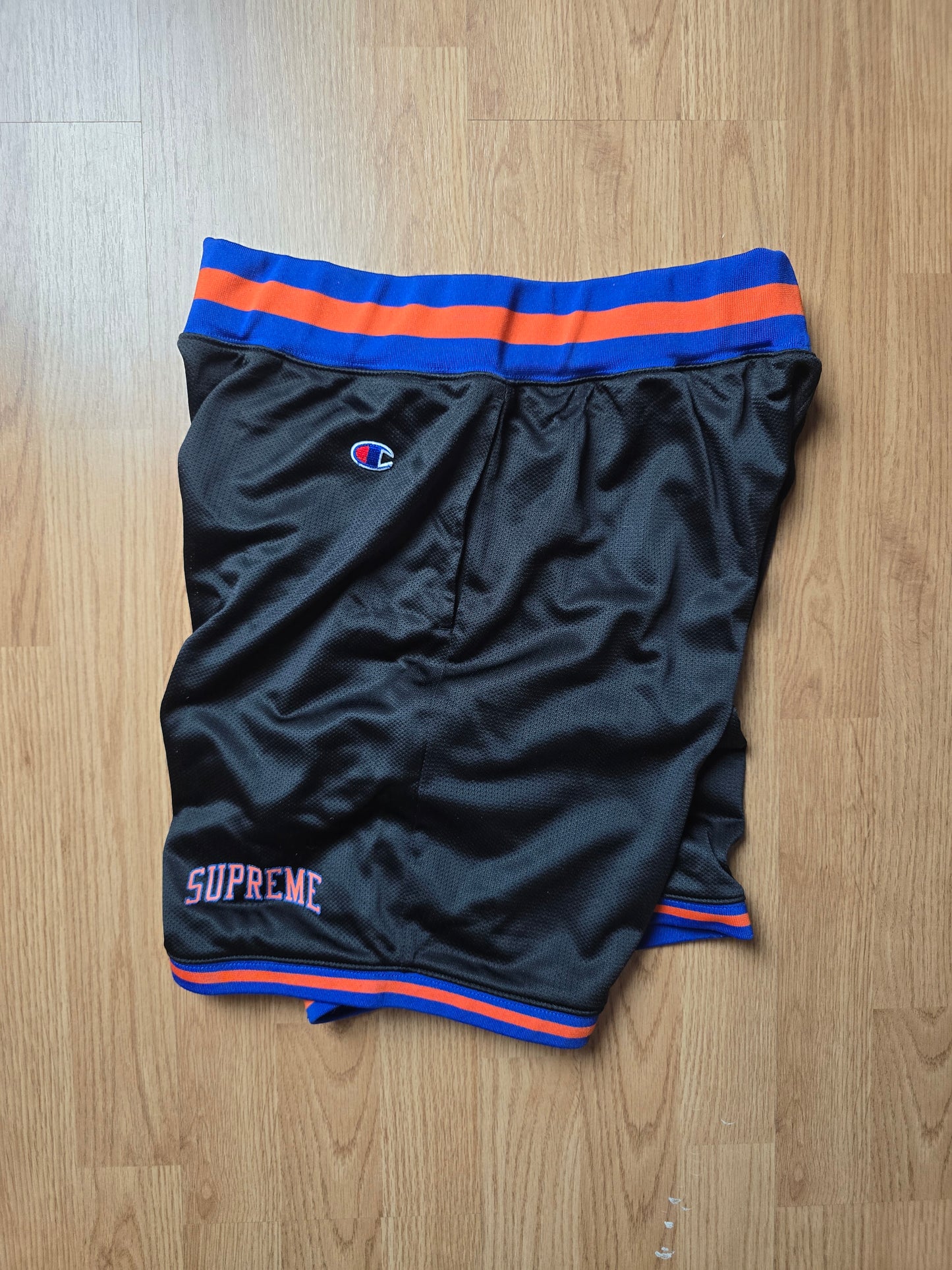 Supreme x Champion Knicks Mesh Basketball Shorts (S/M)
