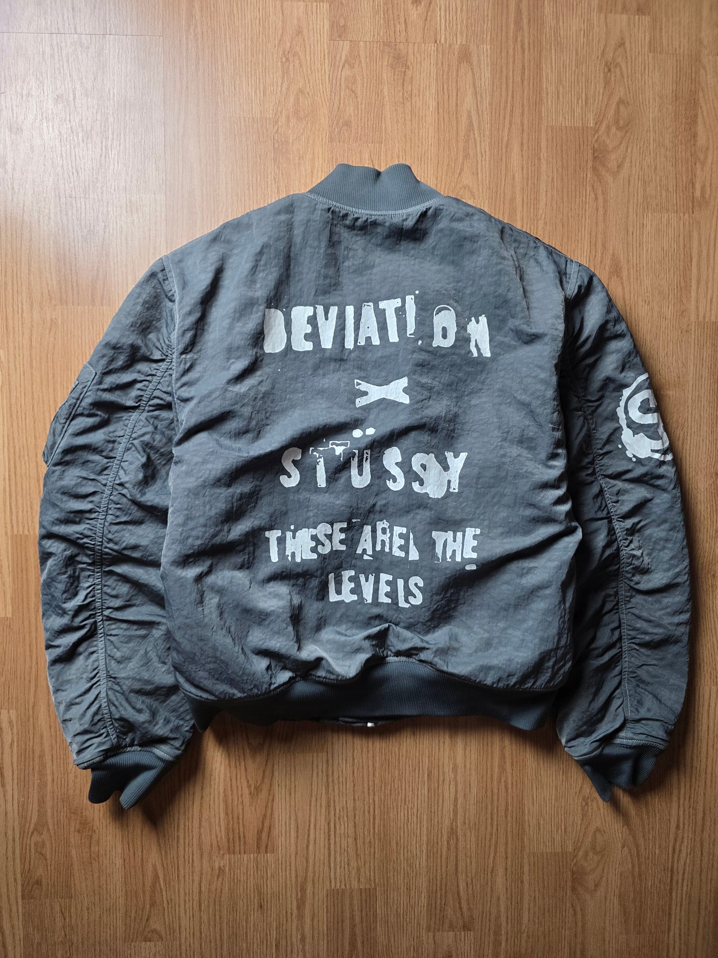 Stussy x Deviation Limited Edition MA-1 Bomber Jacket (M)