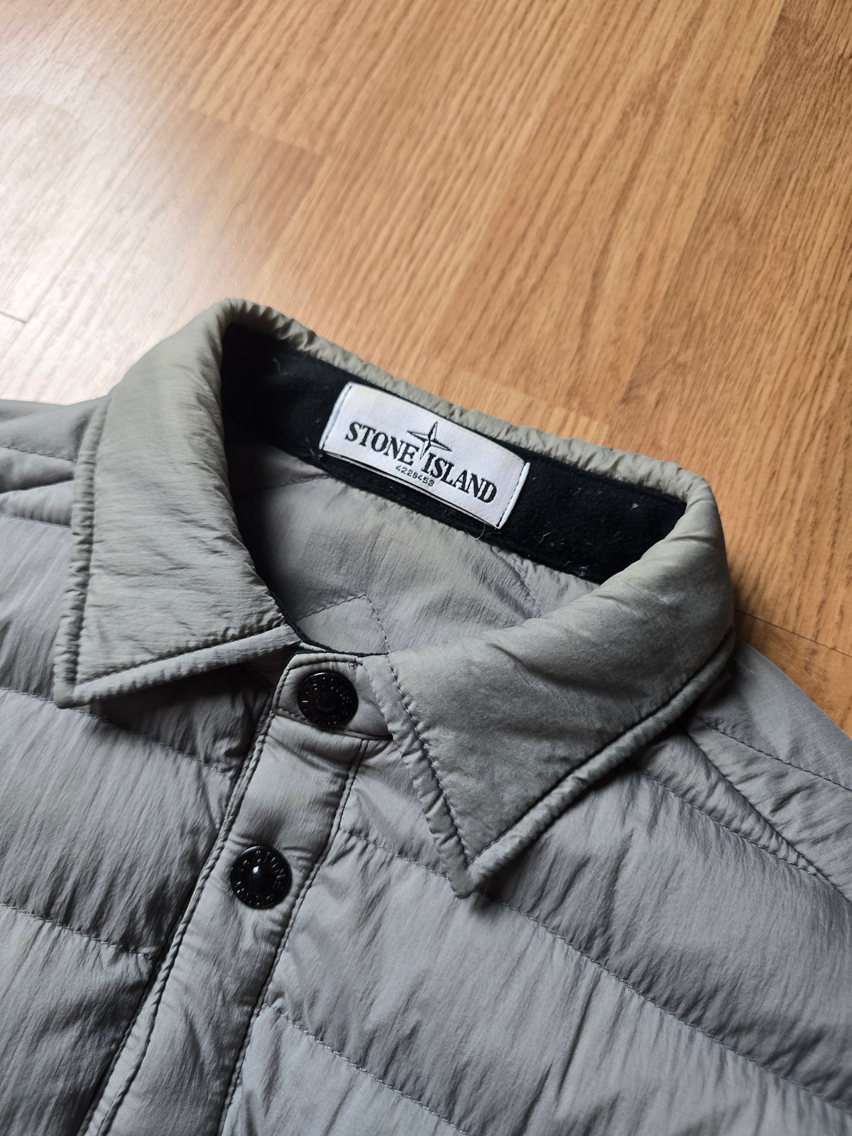 Stone Island Garment Dyed Micro Yarn Down Overshirt Jacket (S)
