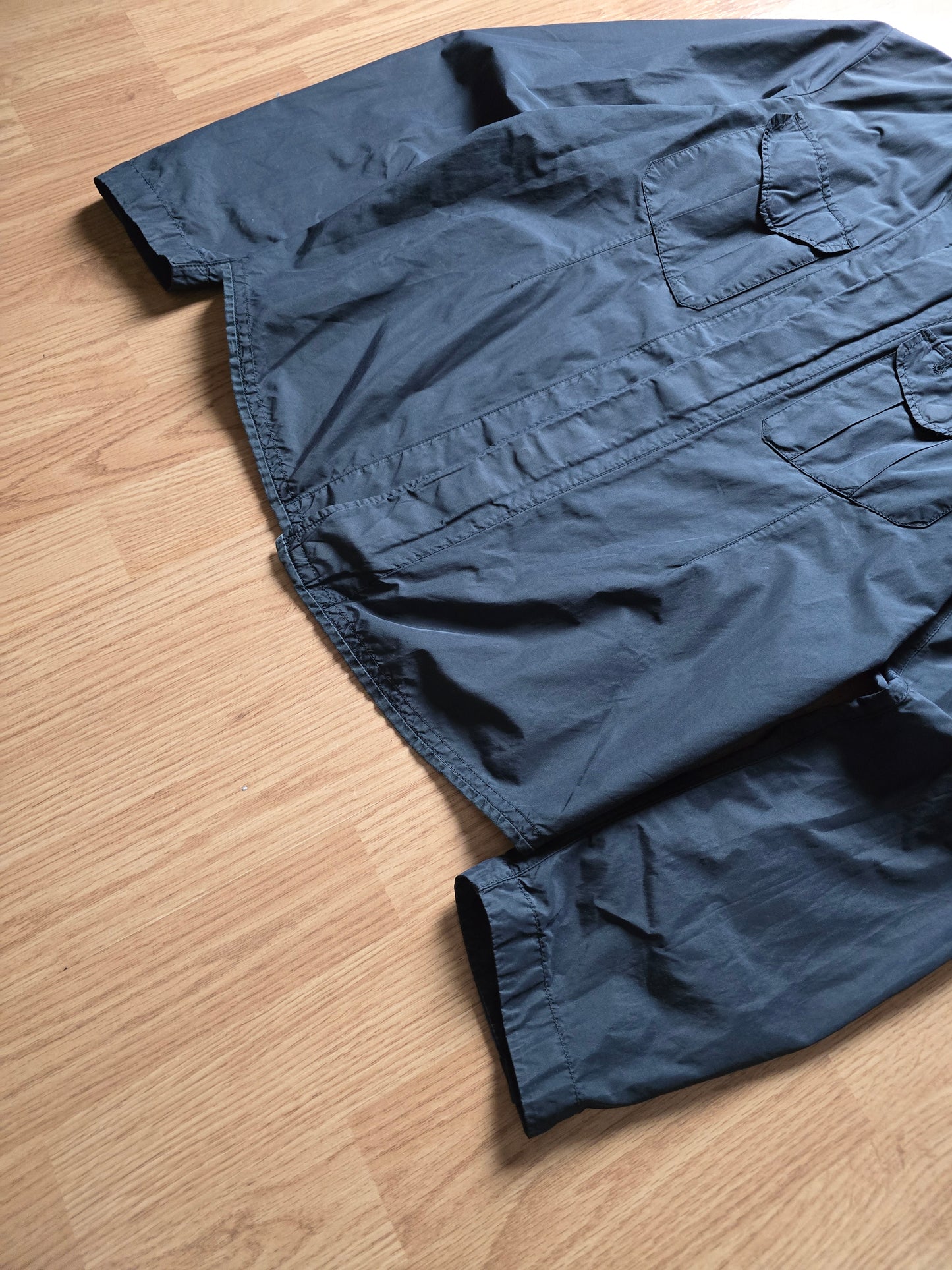 00s Stone Island Nylon Lightweight Zip Overshirt (M)