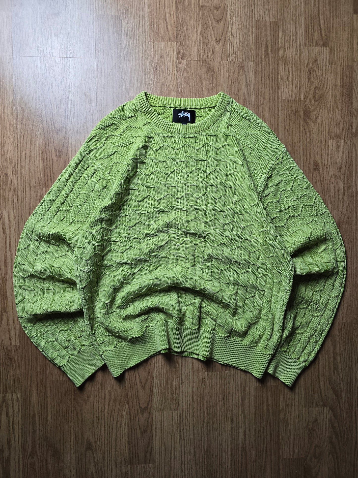 Stussy S Strand Knit Sweater (L)