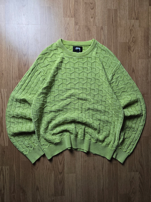 Stussy S Strand Knit Sweater (L)