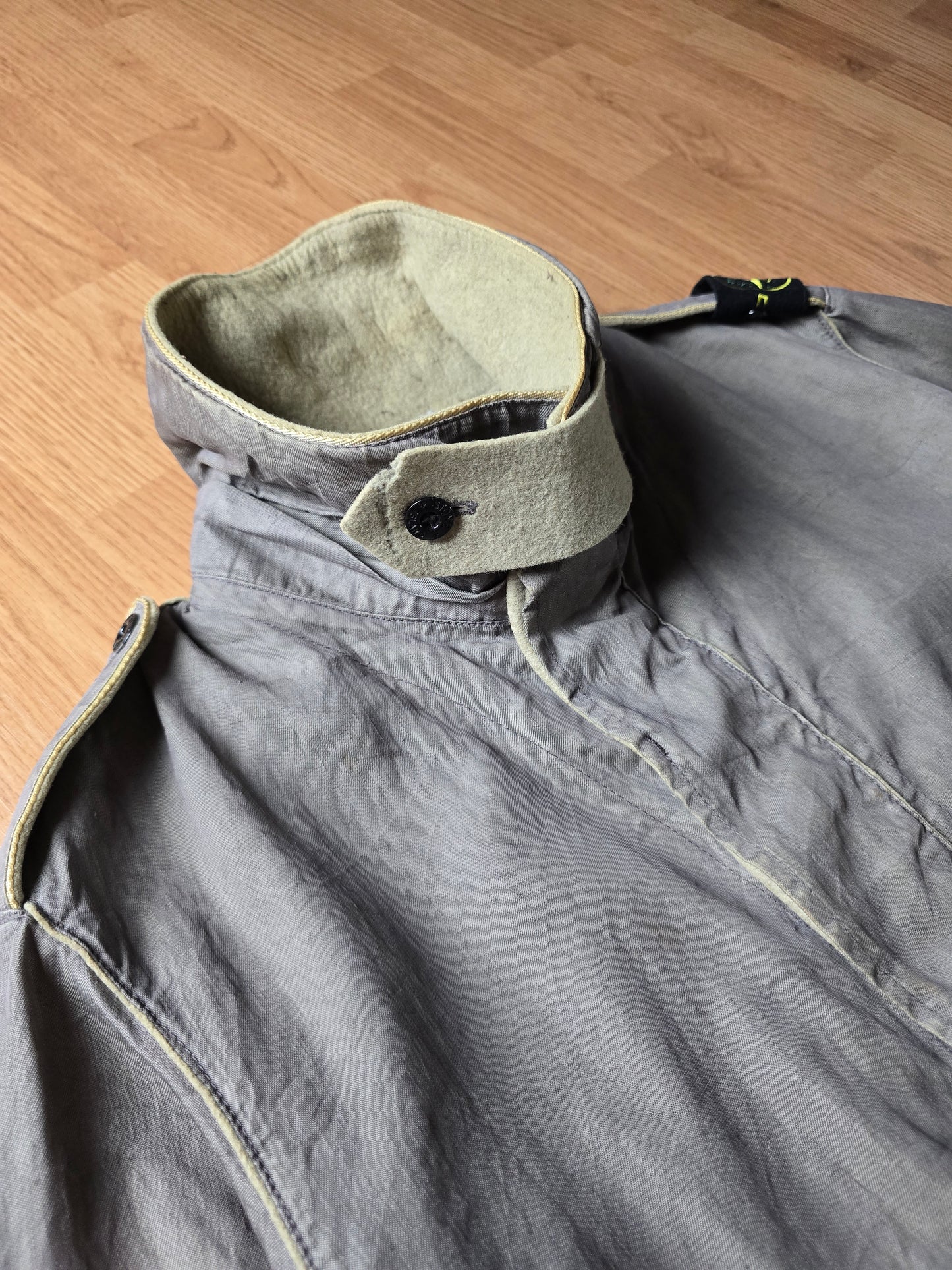 Stone Island AW06 Spalmatura Coated Lino Mix Dutch Rope Jacket (L/M)