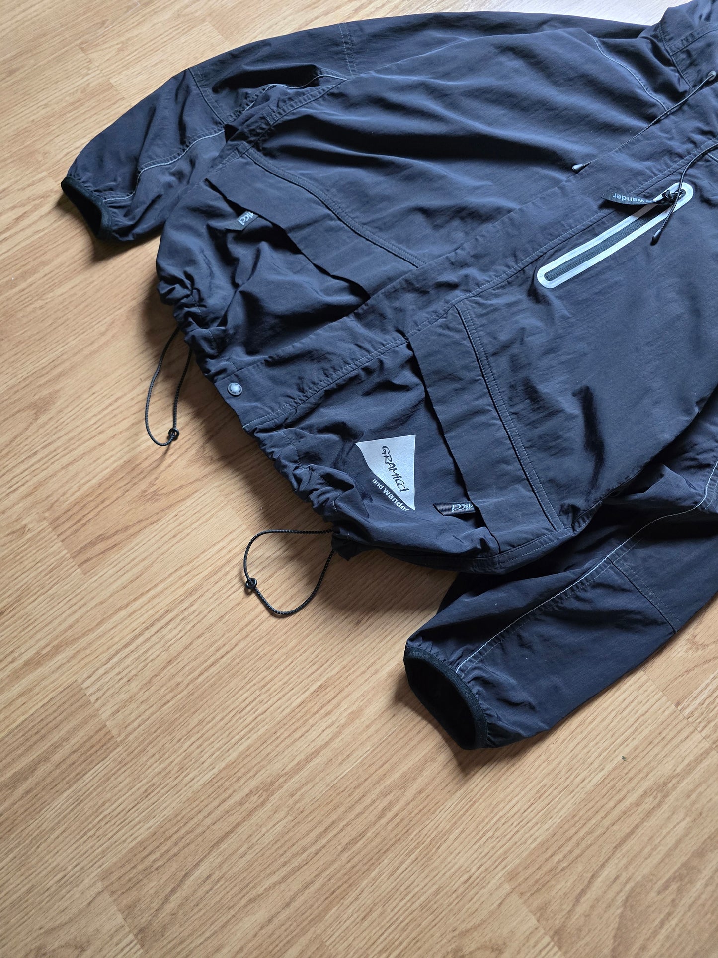 Gramicci x And Wander Patchwork Wind Hoodie Jacket (S)