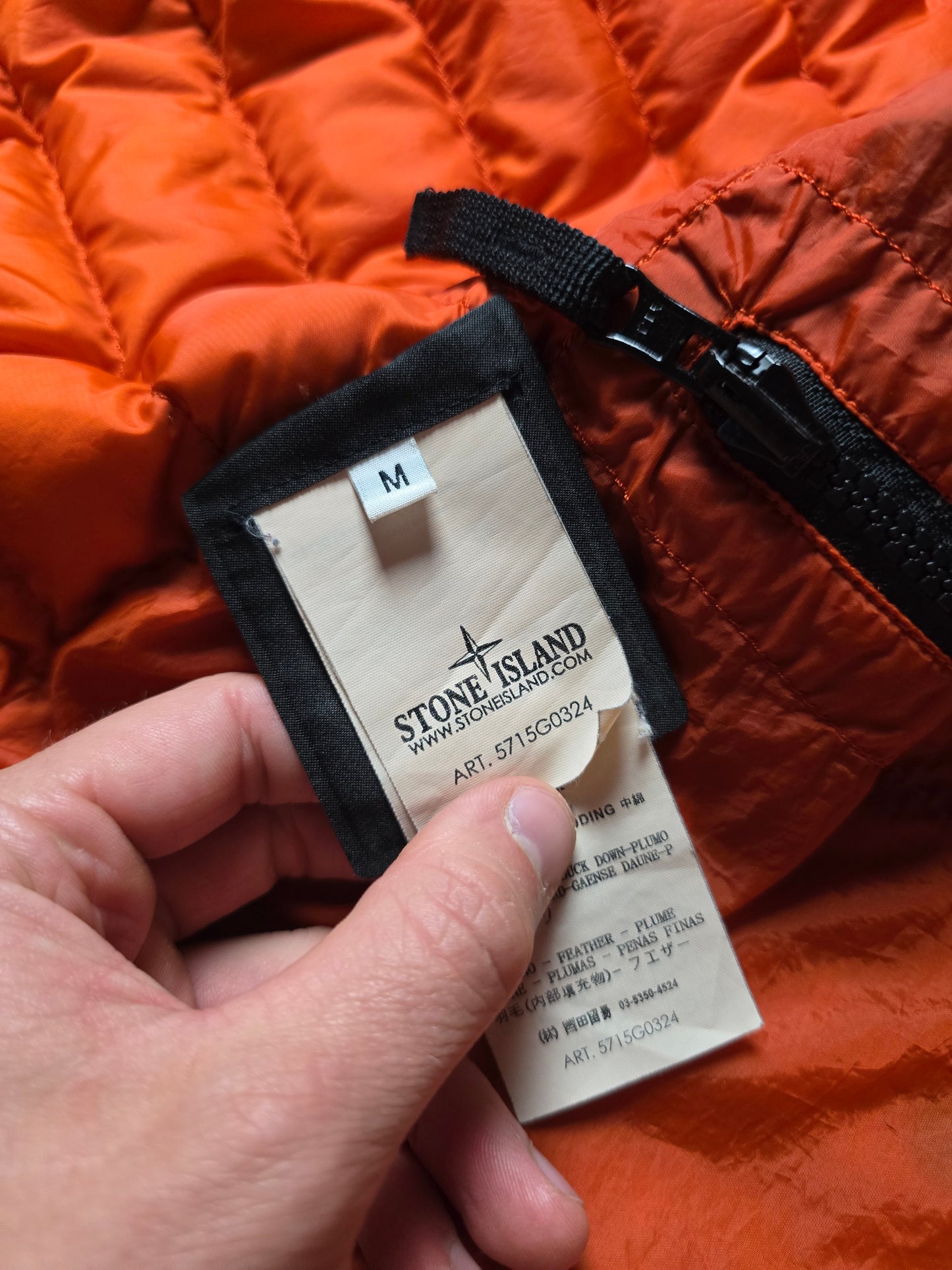 Stone Island AW12 Garment Dyed Down Puffer Gilet (M)