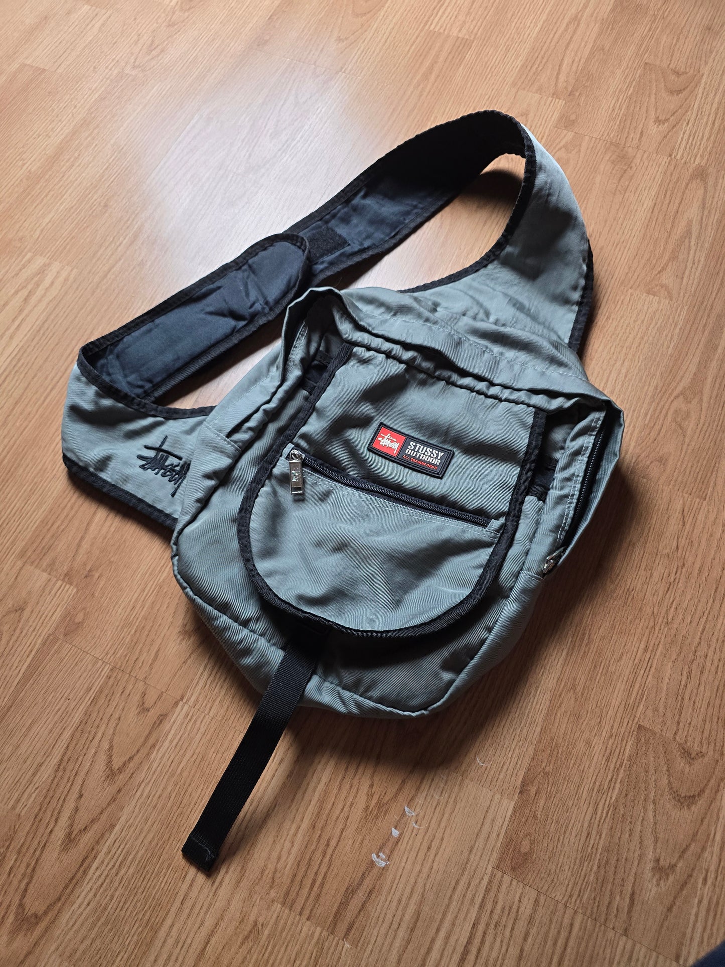 90s Stussy Outdoors Technical Adjustable Sling Bag