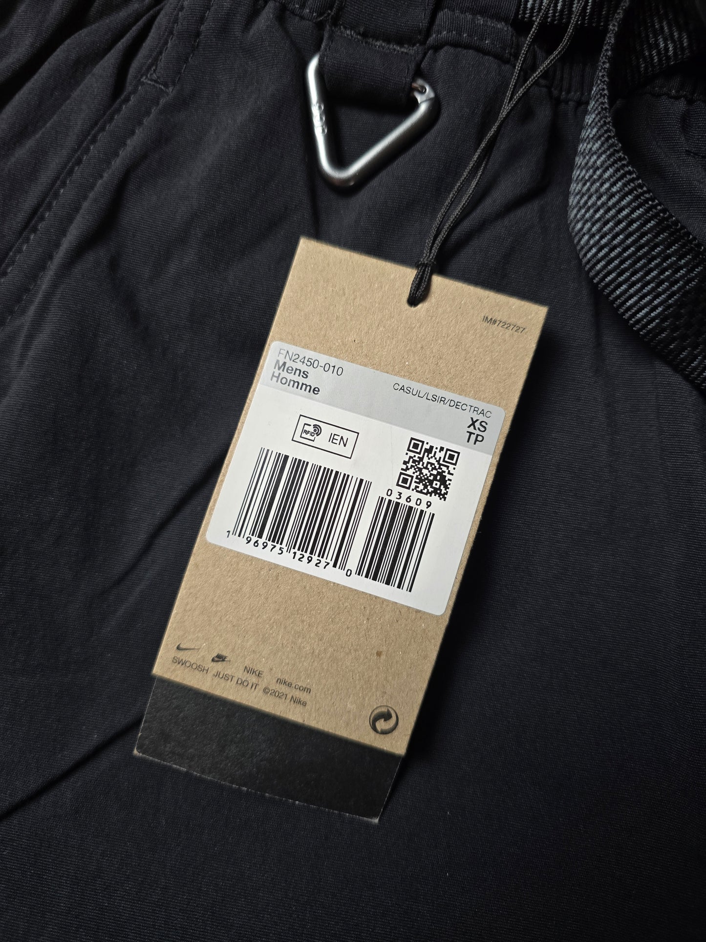 Nike ACG UV Hike Lightweight Technical Belted Shell Pants (XS)