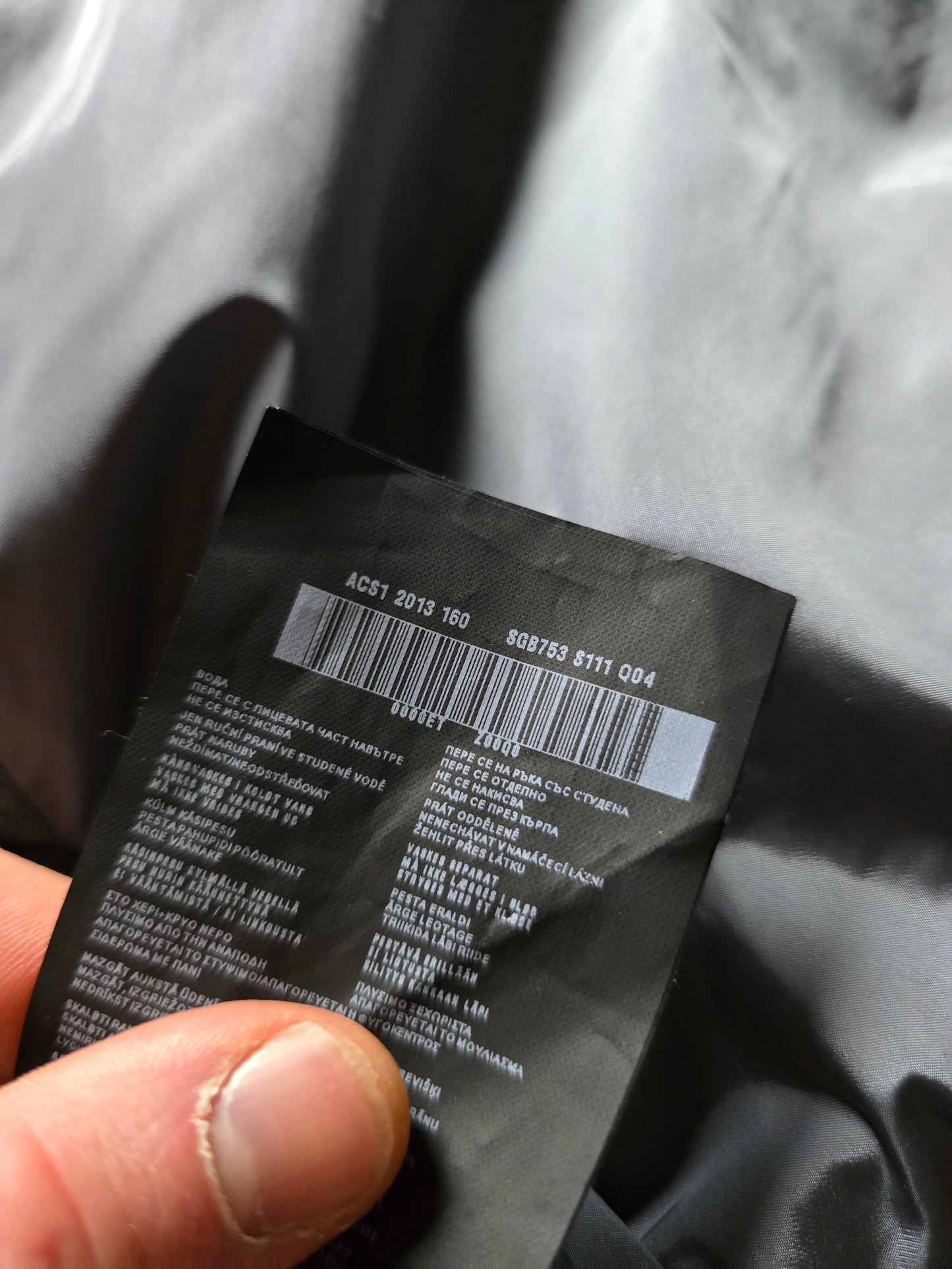 Prada Luna Rosa 2013 Padded Resin-Coated Nylon Reversible Jacket (L)