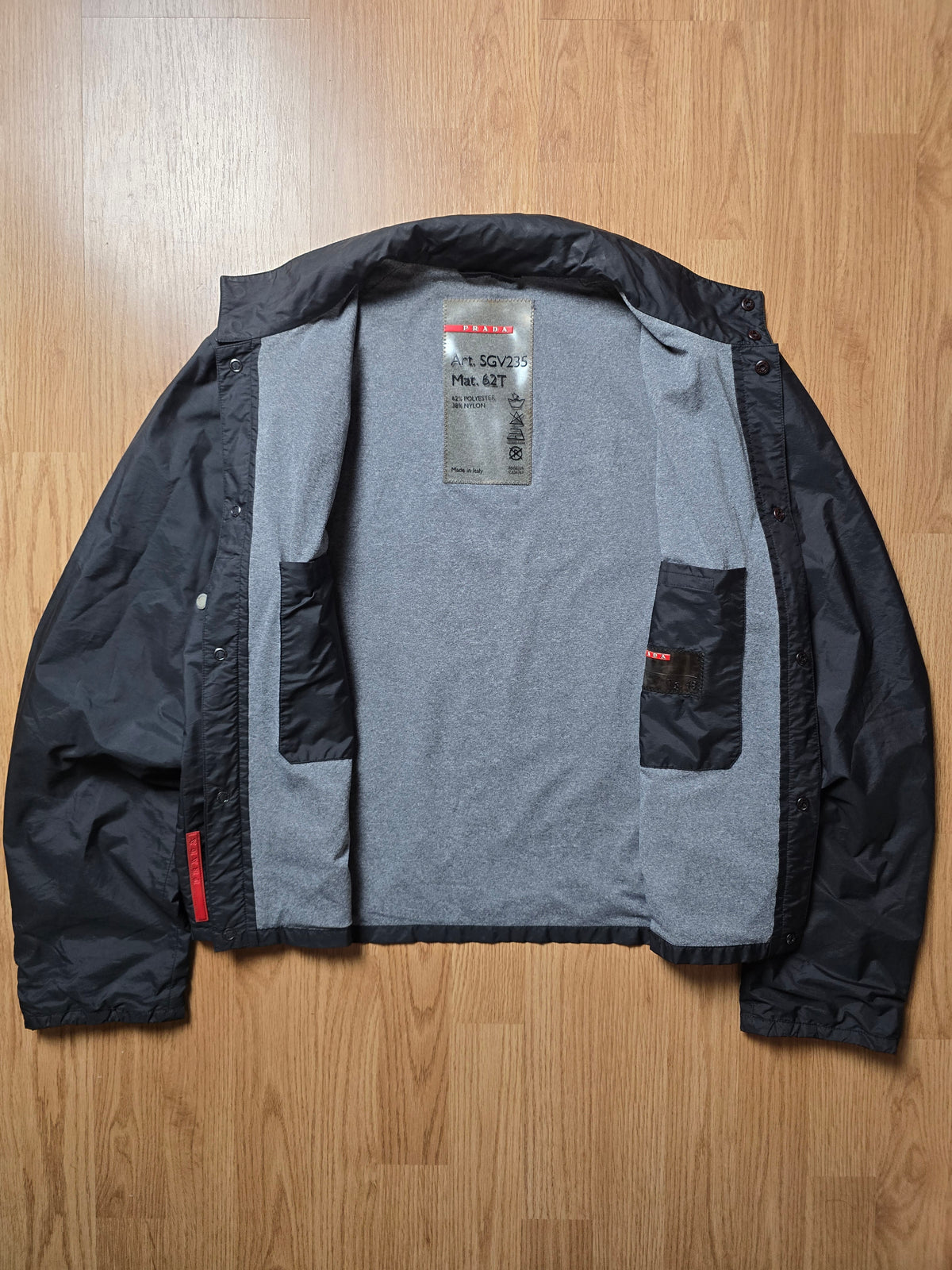 RARE Prada Sport SS00 Gel Seam Nylon Cropped Jacket (M)