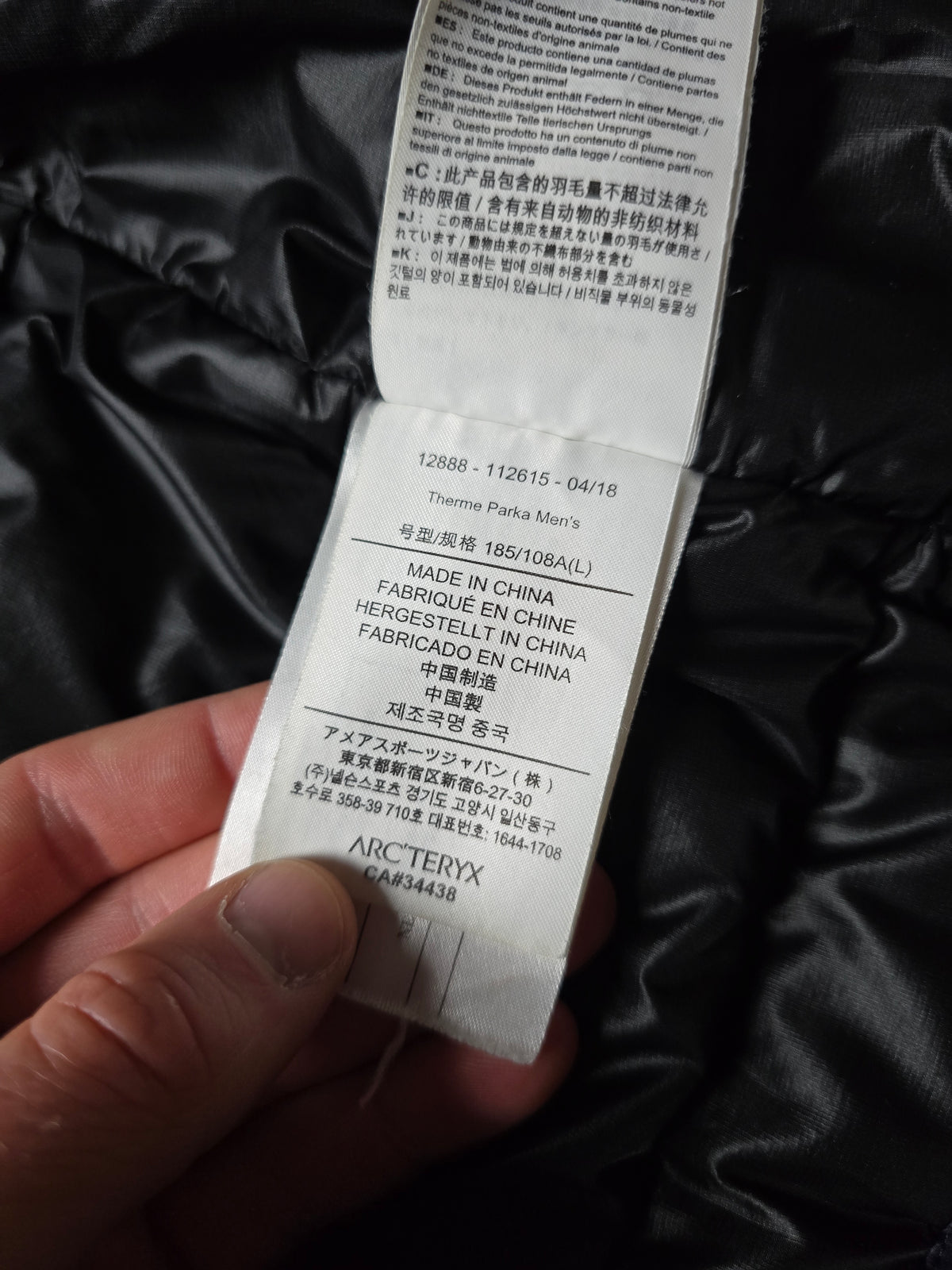 Arc'teryx Therme Gore-tex Goose Down Parka Jacket (L)