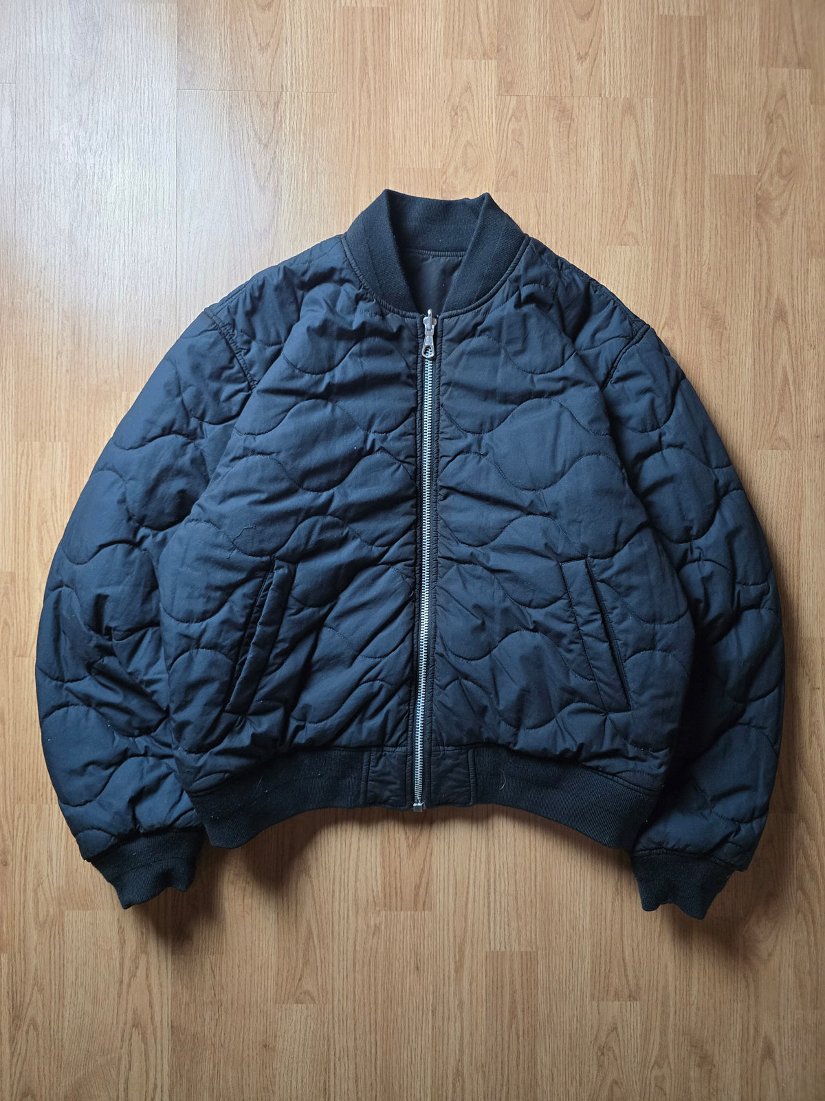 Stussy Reversible Waxed Built Bomber Jacket (XL)