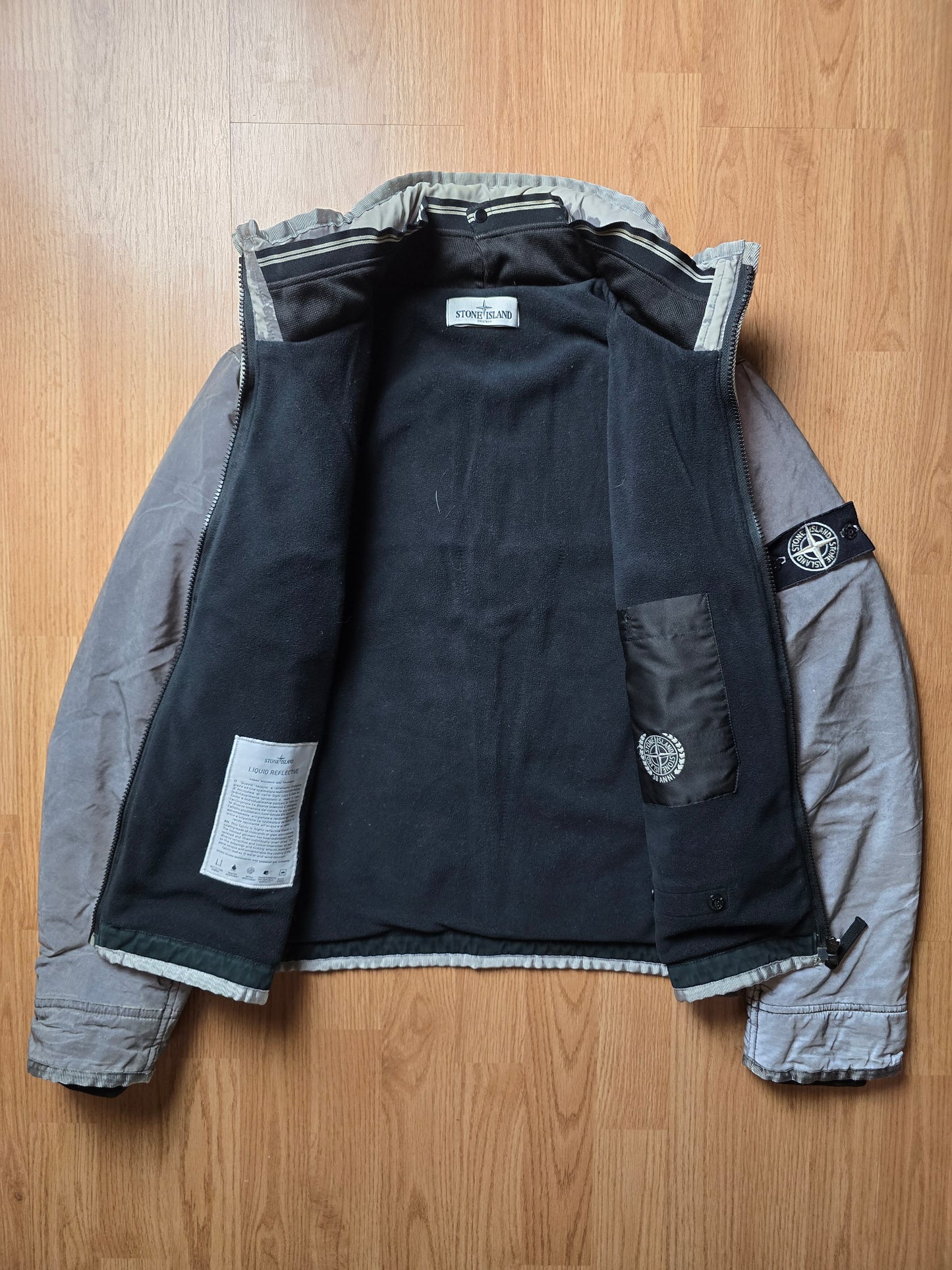 Stone Island 30th Anniversary Liquid Reflective Jacket (S)