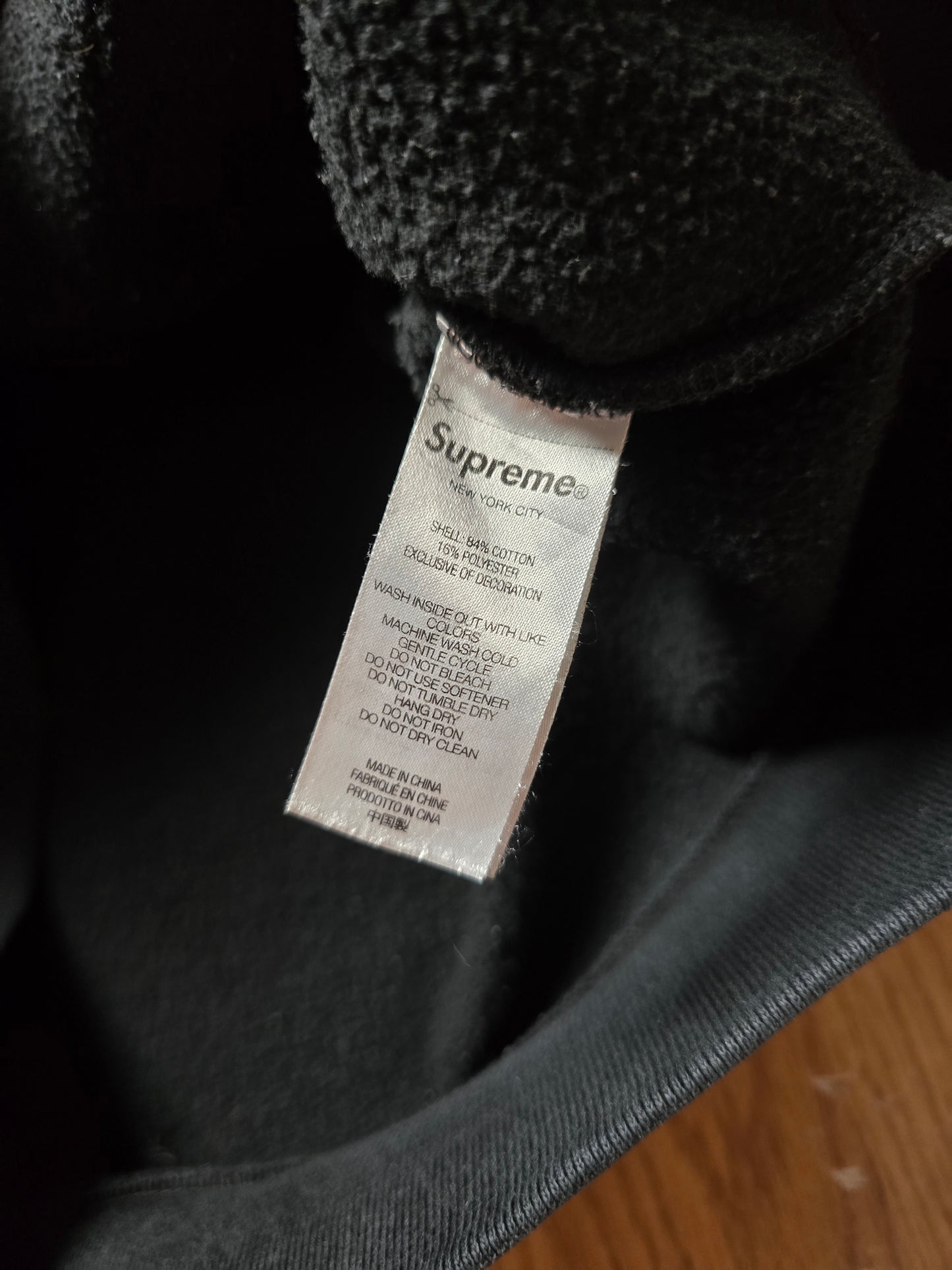 Supreme Rhinestone Shadow Hoodie (M)