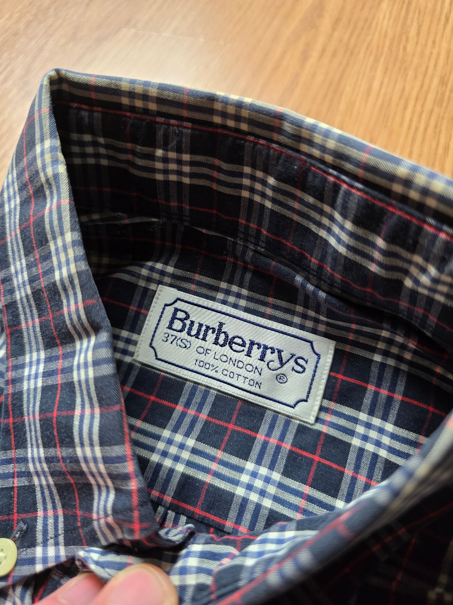 Vintage Burberry LS Nova Check Flannel Shirt (S)