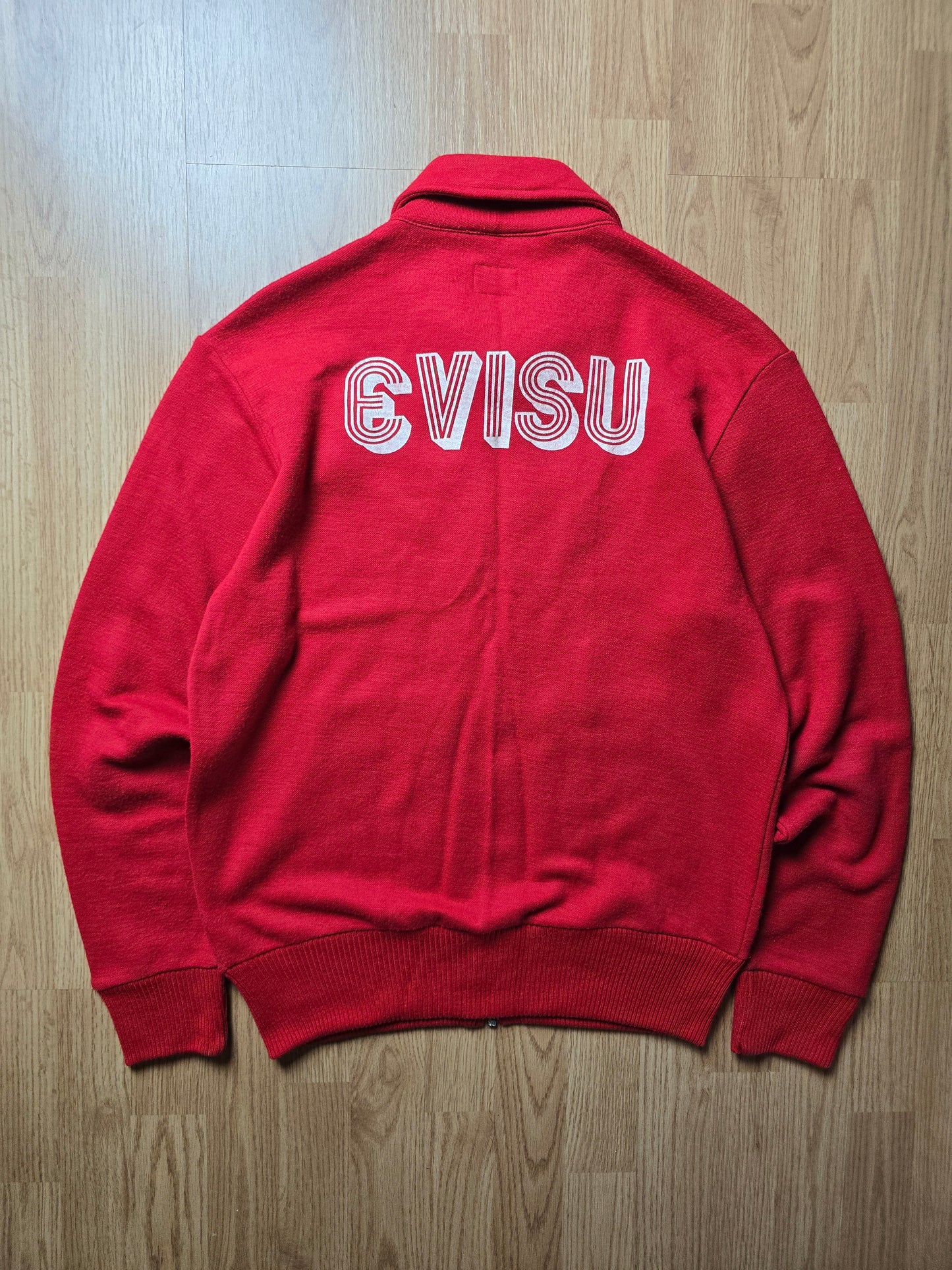 00s Evisu Wool-Blend Knit Zip Track top (M)