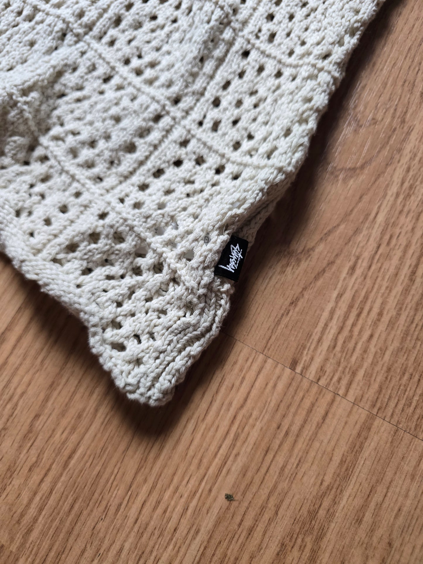 Stussy Crochet Knit SS Shirt (L/XL)