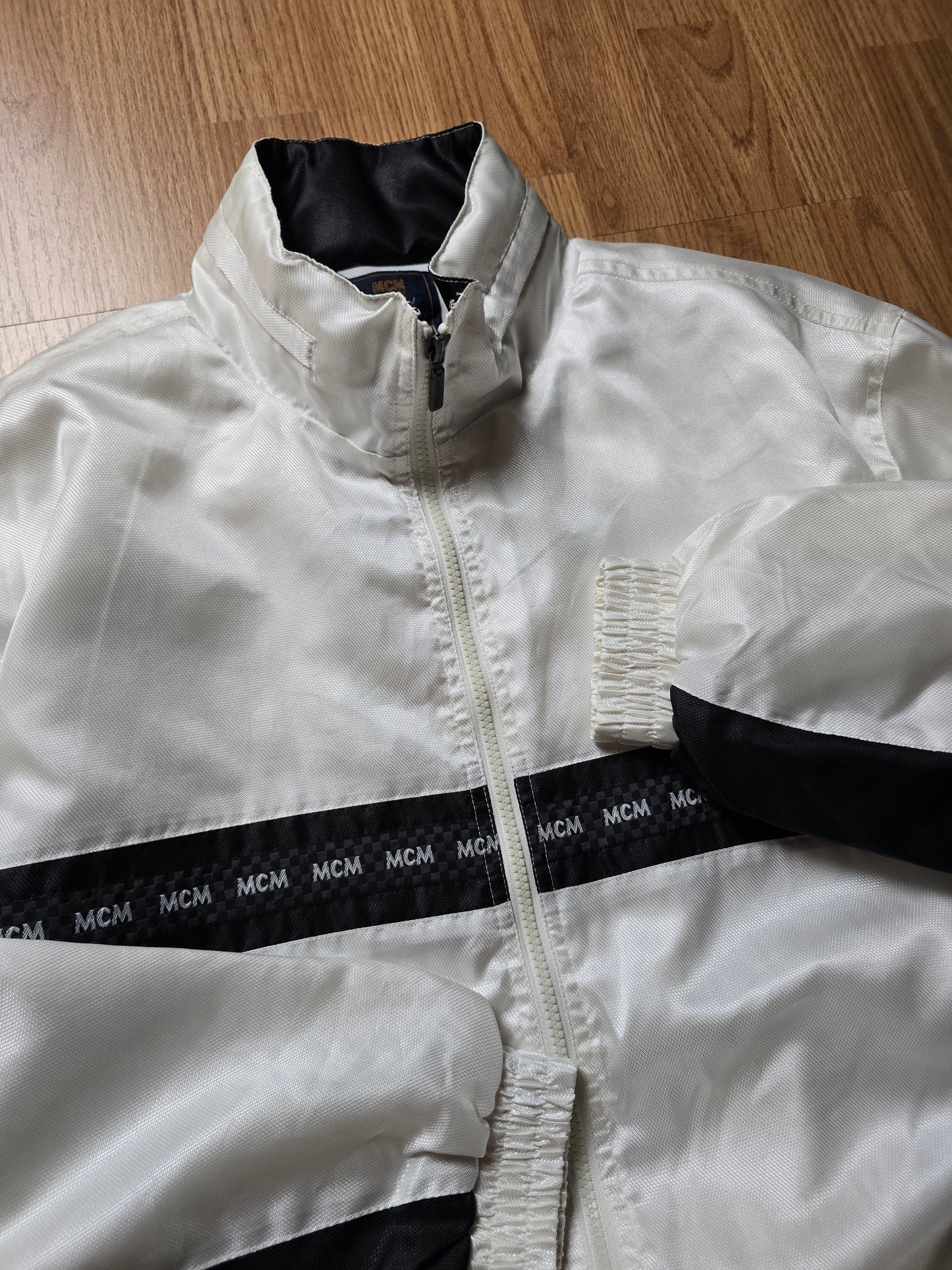 Vintage MCM Zip Up Track Jacket (L)