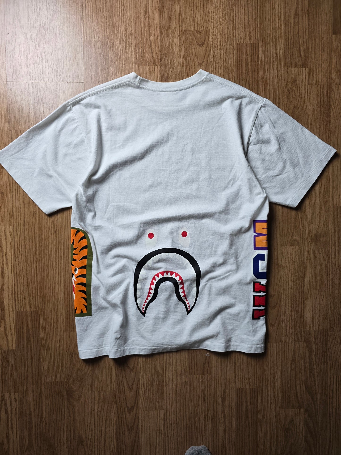 BAPE WGM Shark Pique T-shirt (L)