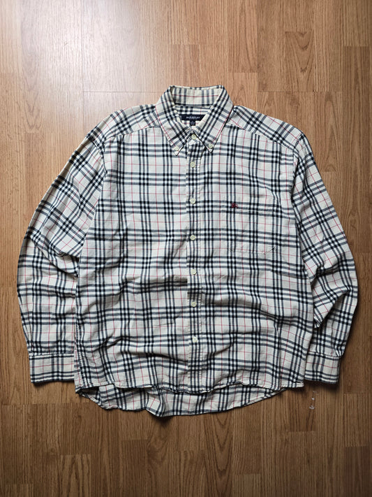 Vintage Burberry LS Nova Check Flannel Shirt (M)