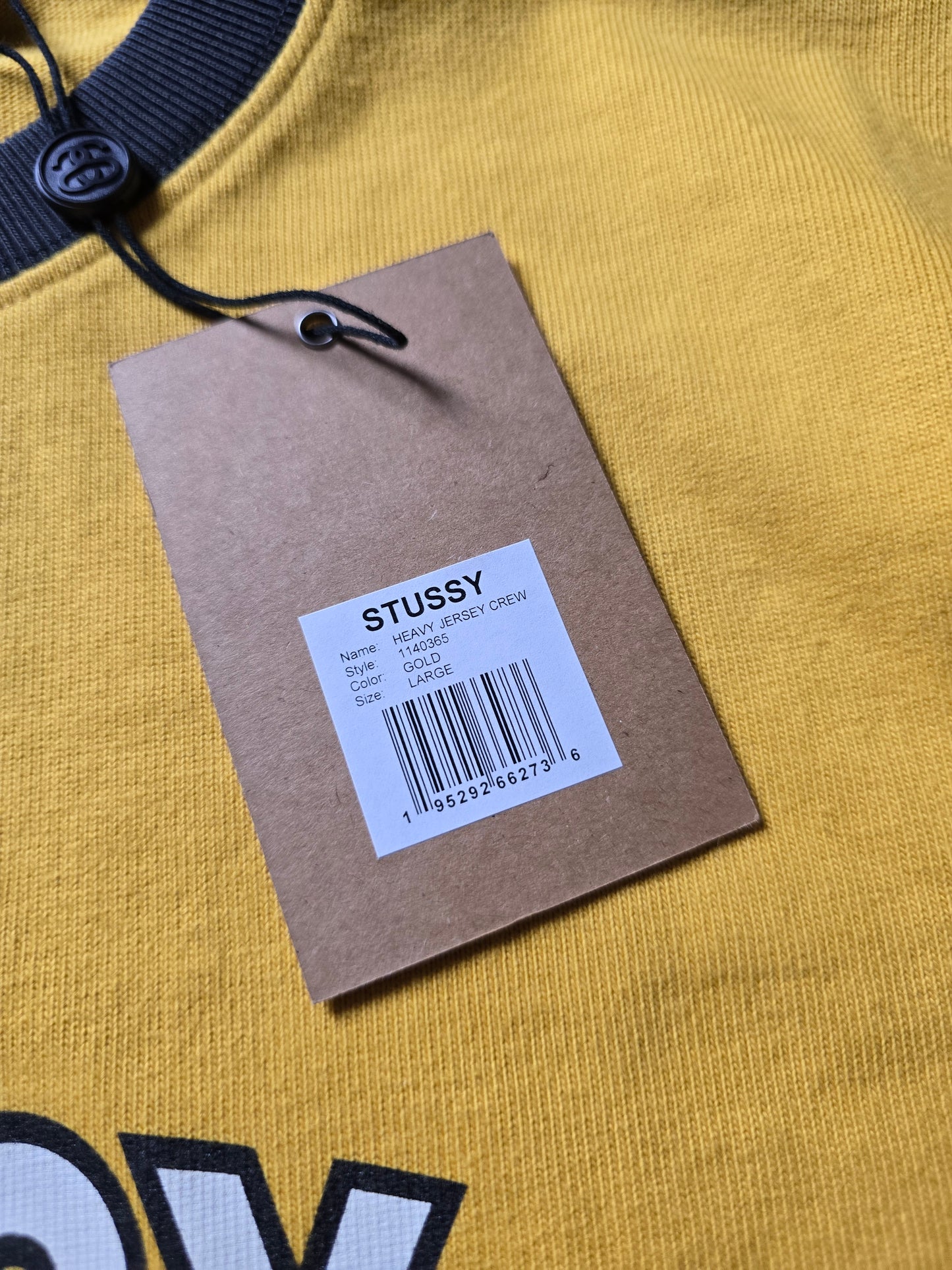 Stussy Heavy Jersey Crew Ringer T-shirt (L)
