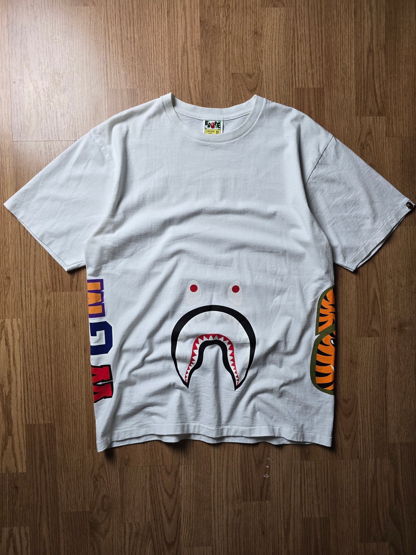 BAPE WGM Shark Pique T-shirt (L)