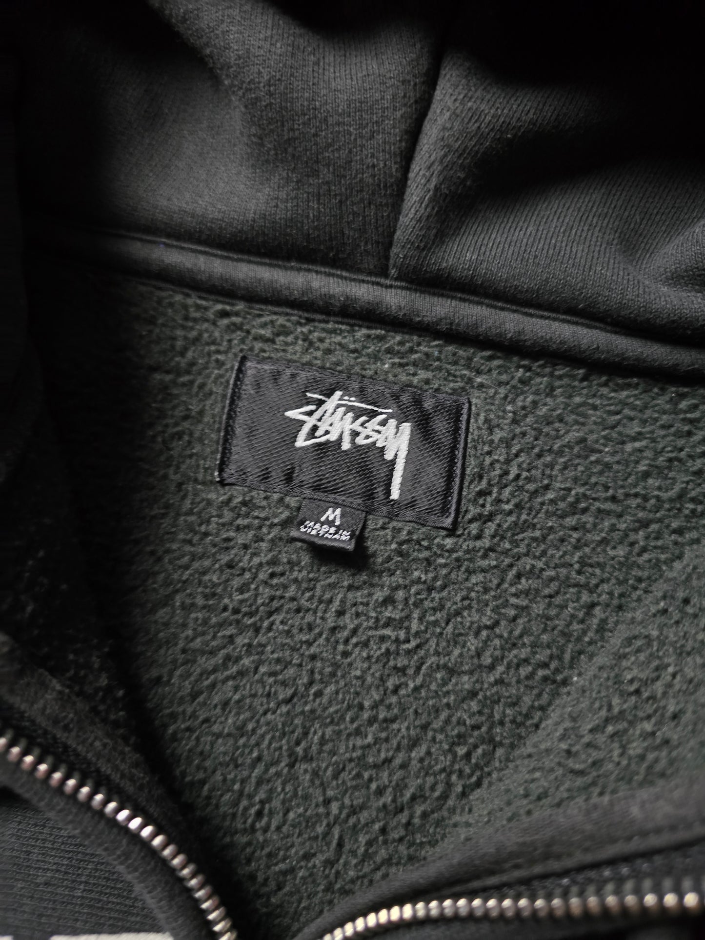 Stussy Faded Graphic Zip Hoodie (M)