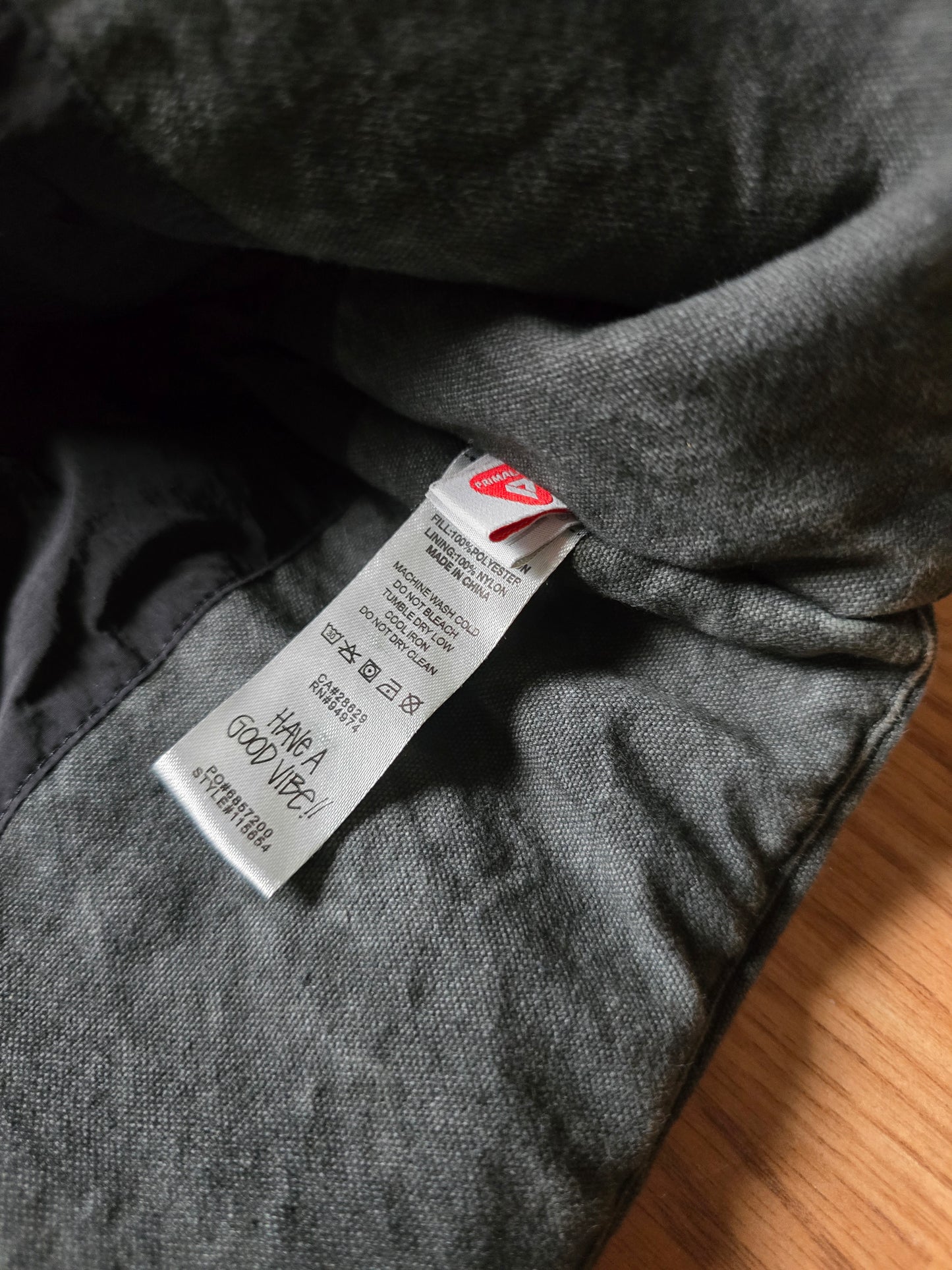 Stussy Primaloft Washed Canvas Gilet/Vest (L)