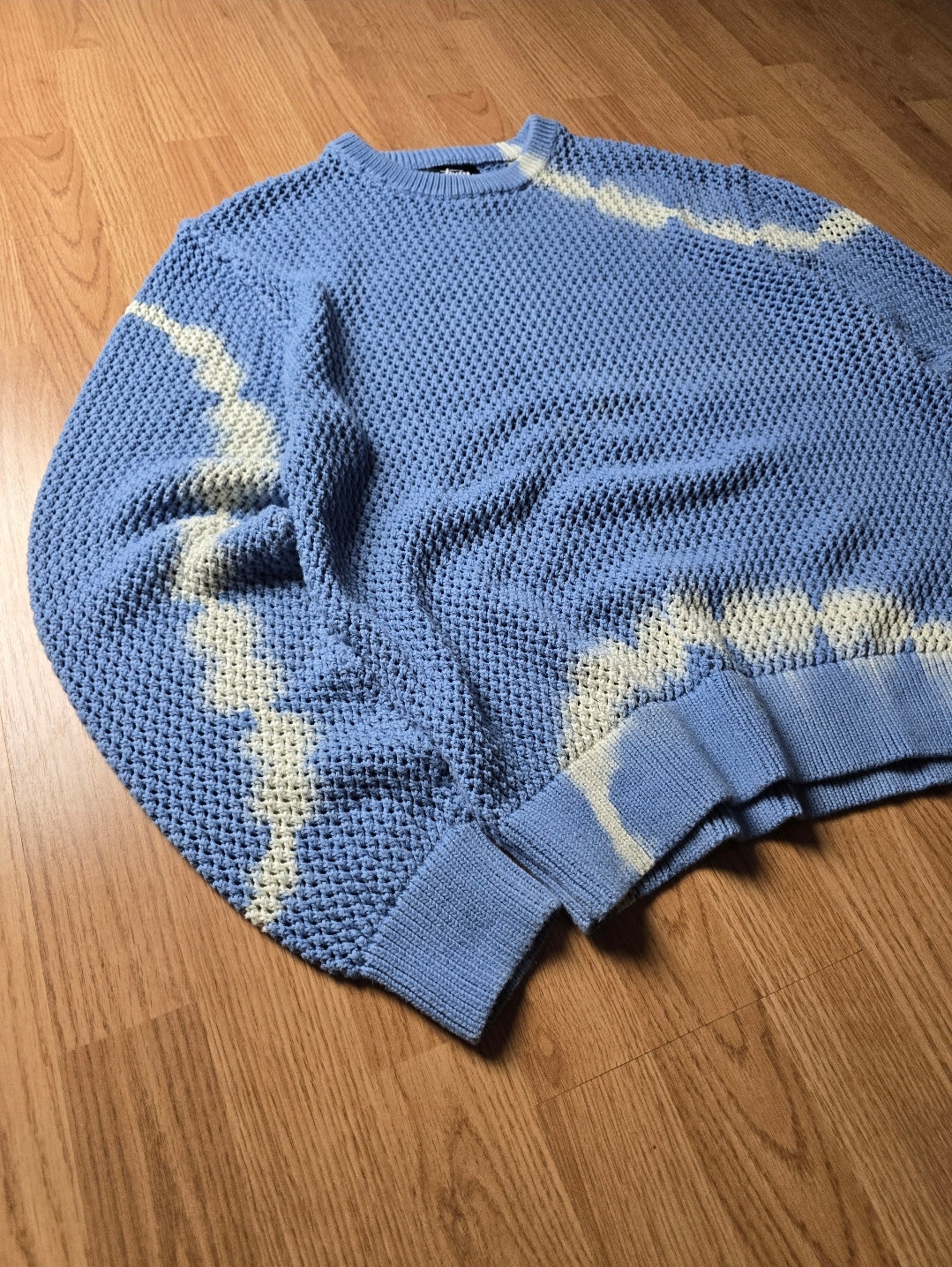 Stussy Pigment Dyed Loose Gauge Knit Sweater (L)