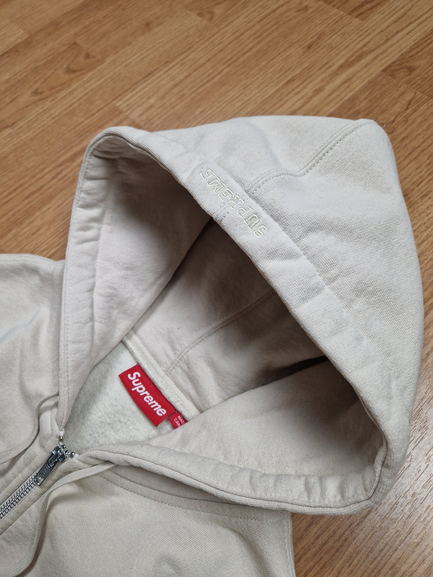 Supreme x Thrasher Zip Up Hooded Sweatshirt (S/M)