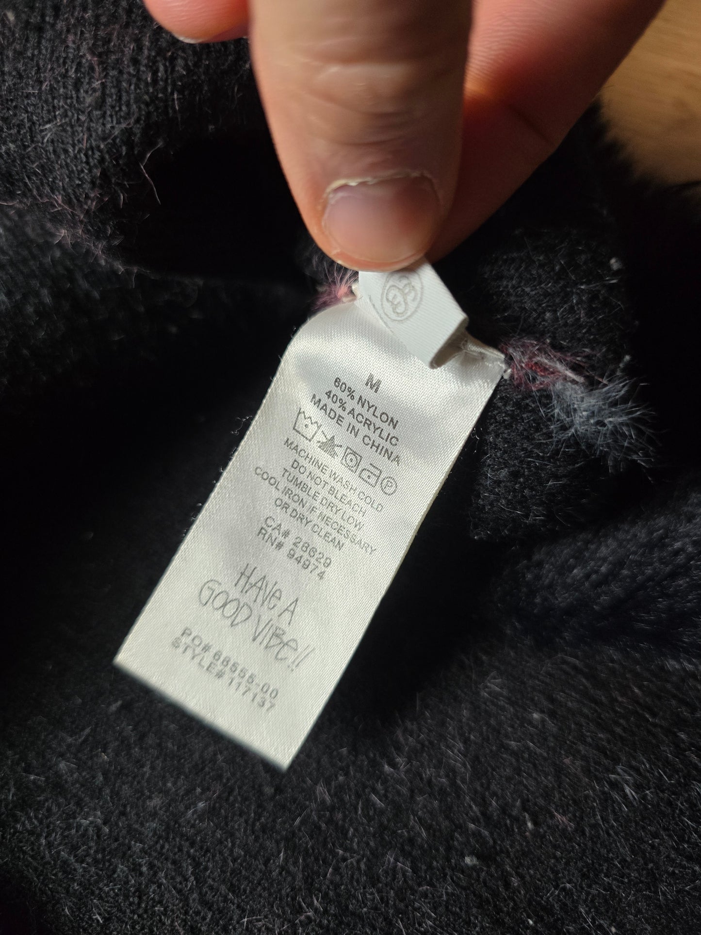 Stussy Striped 'Shaggy' Cardigan (M)