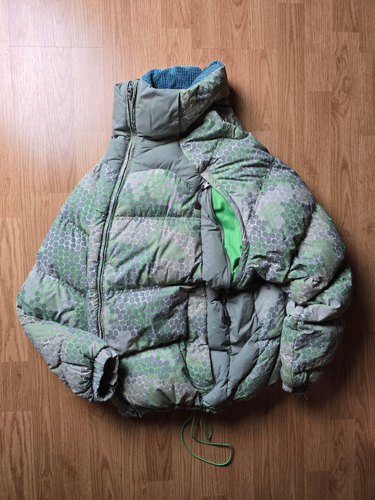 00s Nike ACG Reptile Hex Camo Technical  Goose Down Puffer Jacket (XL)