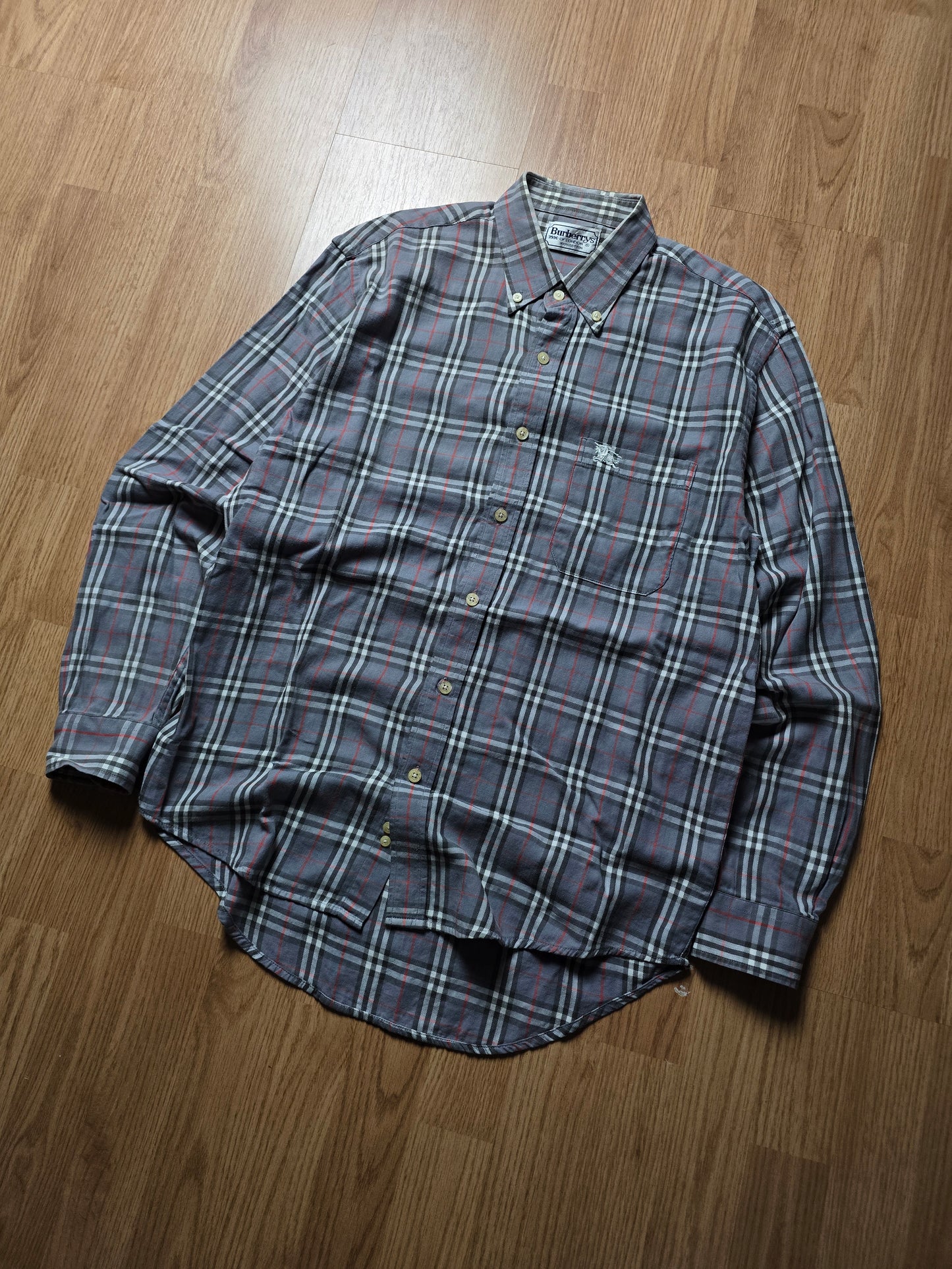 Vintage Burberry LS Nova Check Flannel Shirt (M)