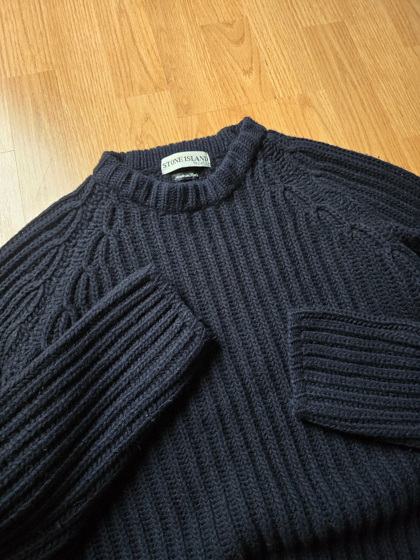 Vintage Stone Island Wool Fisherman Sweater (M)