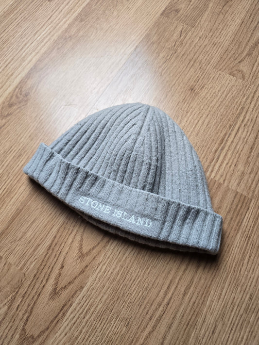 Stone Island AW01 Ribbed Wool Beanie
