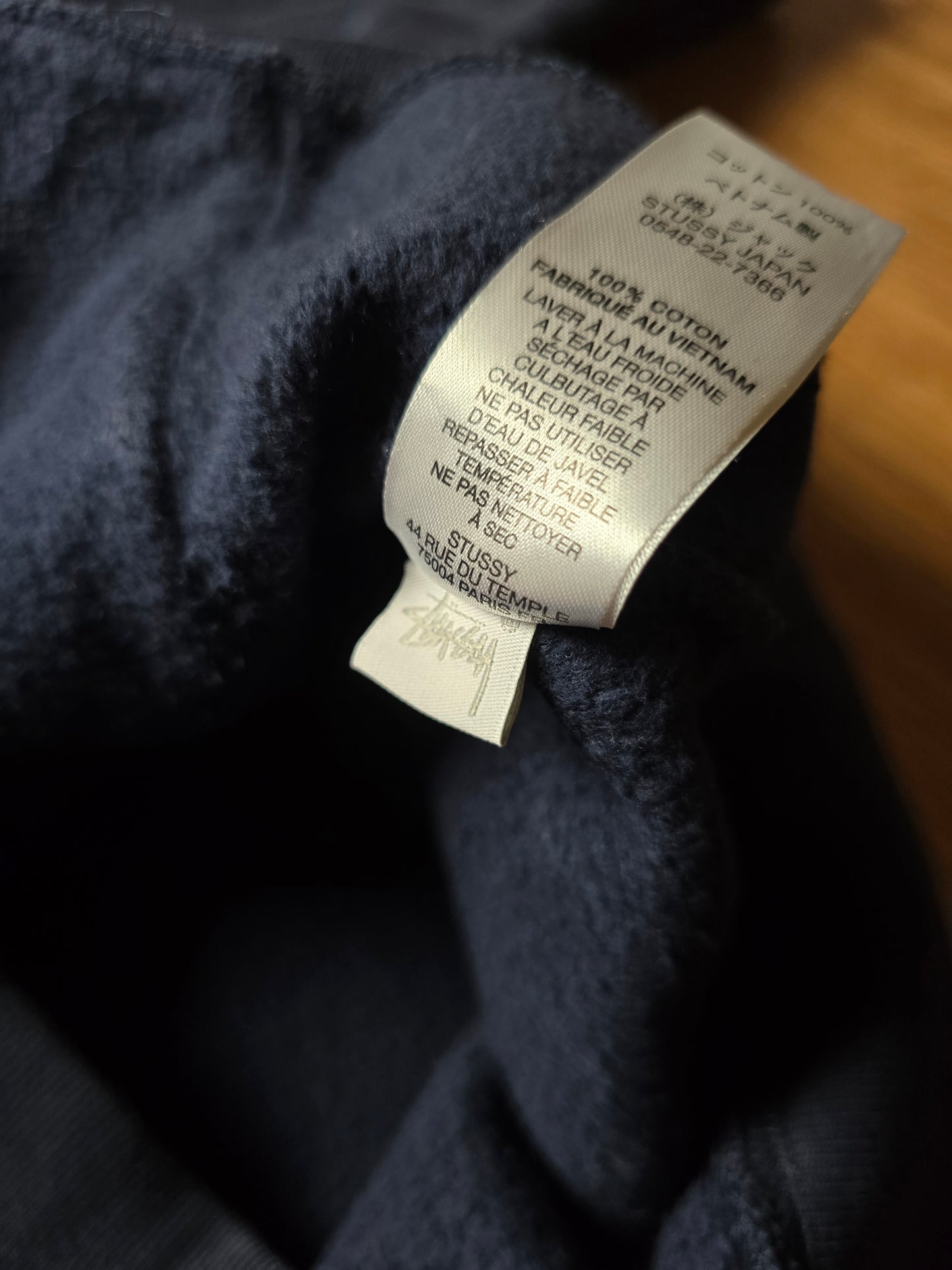 Stussy Stock Logo Zip Hoodie (L)