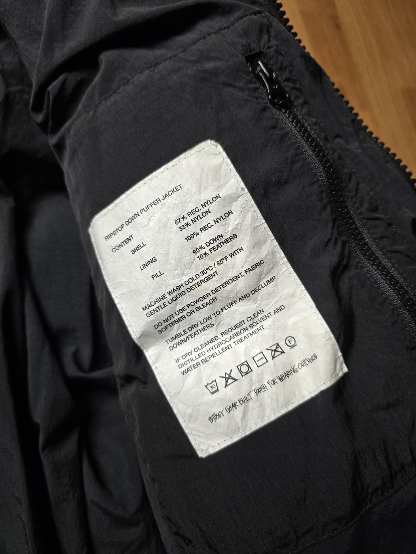 Stussy Ripstop Down Puffer Jacket (M)