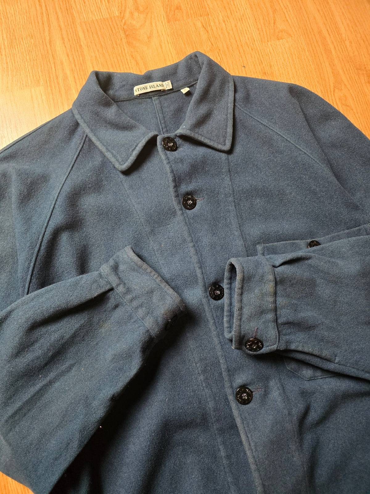 Stone Island AW99 Garment Dyed Wool Overshirt (M/L)