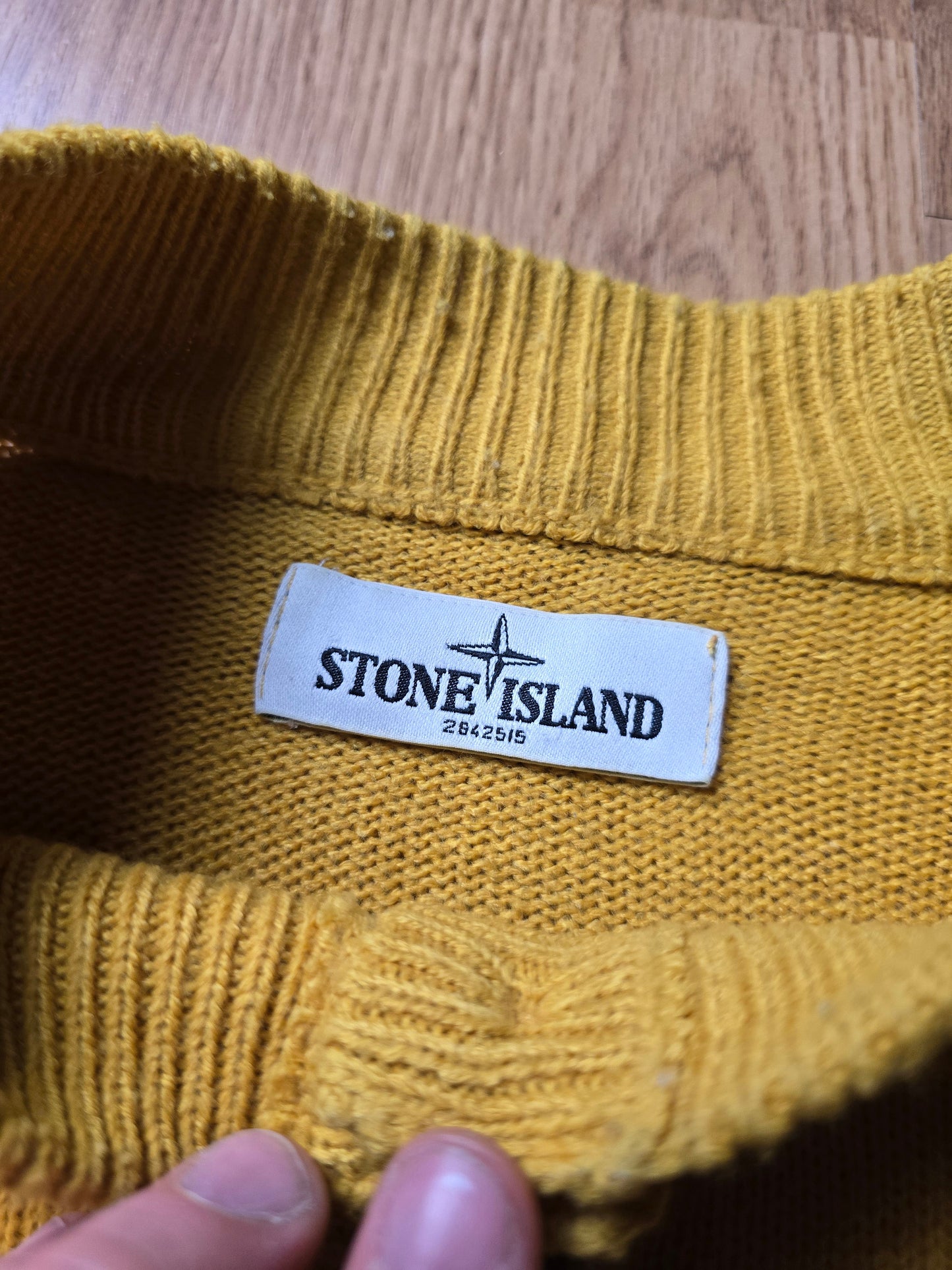 Vintage Stone Island 1/4 Button Knit Sweater (M)