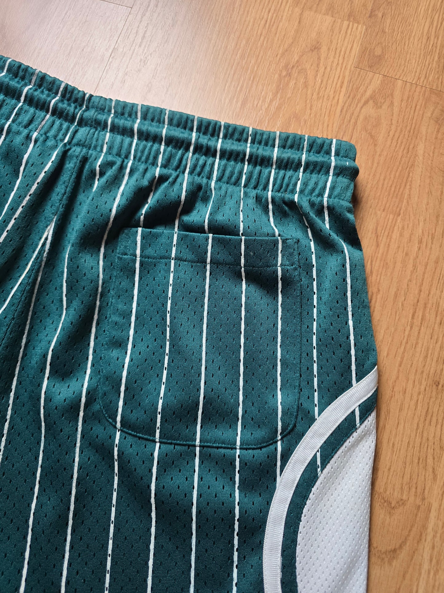 Aime Leon Dore Stiped Court Mesh Basketball Shorts (M)