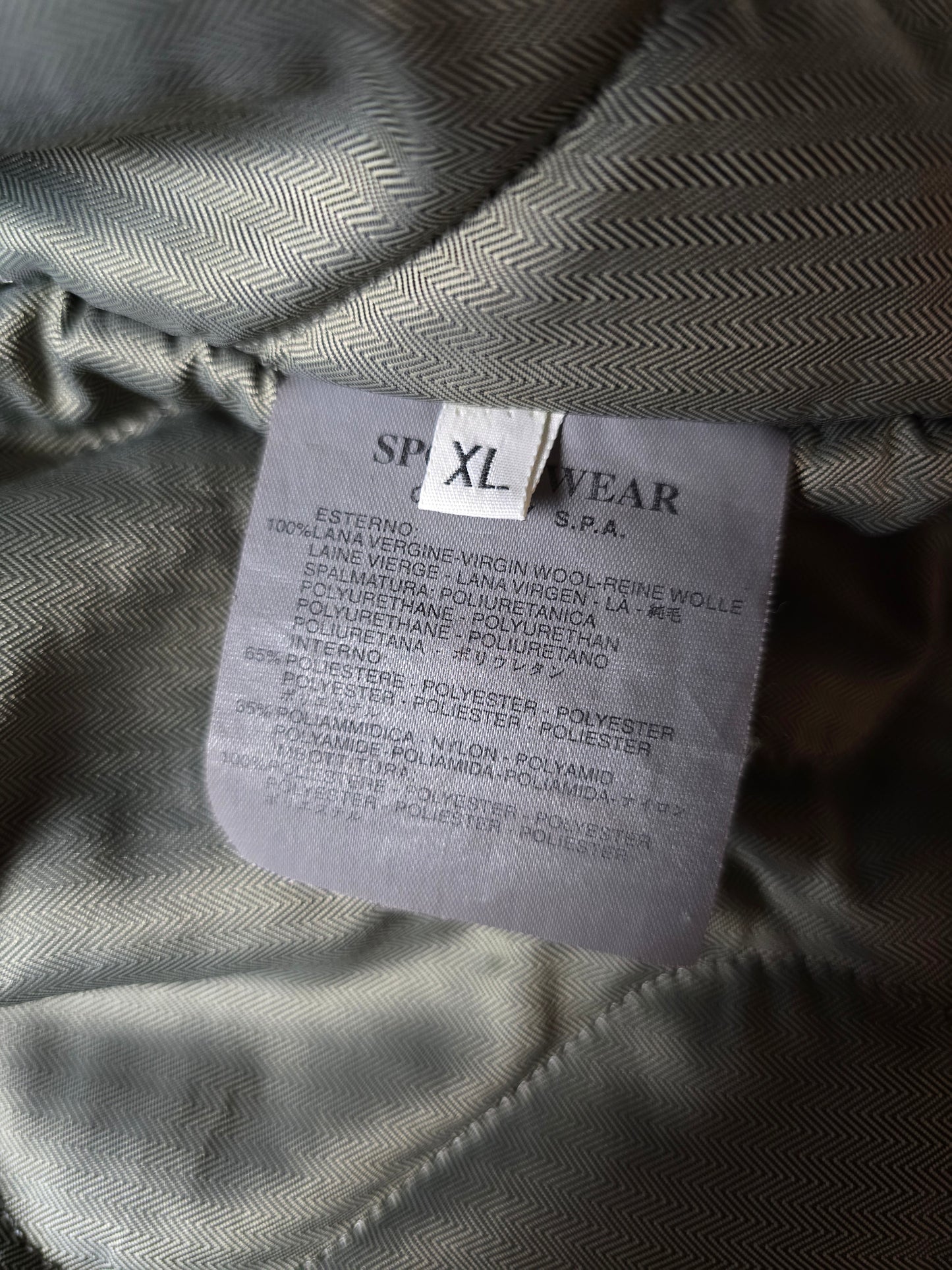 Vintage Stone Island AW01 Wool Canvas Jacket (XL)