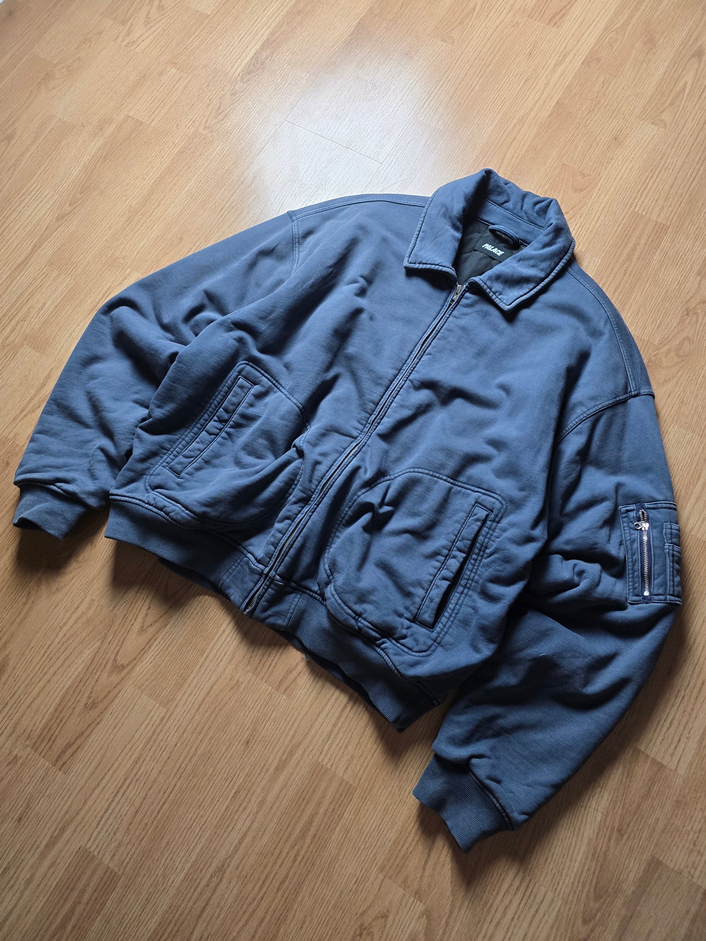 Palace 'Heavy' Quilt Lined Bomber Jacket (XL)