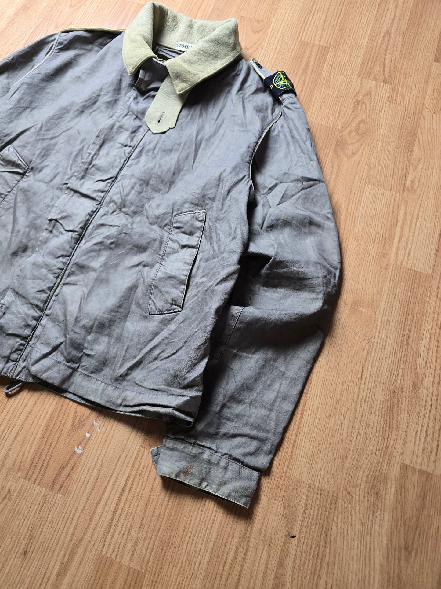 Stone Island AW06 Spalmatura Coated Lino Mix Dutch Rope Jacket (L/M)