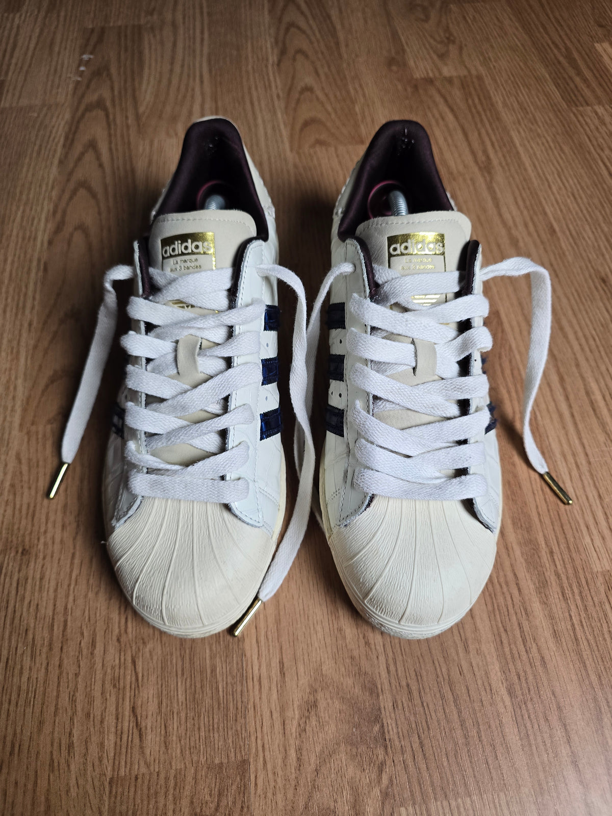 Adidas x Wales Bonner Superstar "White Croc" (UK9)