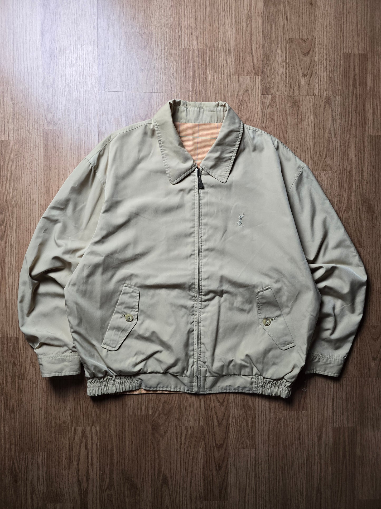 Vintage YSL Pour Homme Reversible Harrington Jacket (M/L)