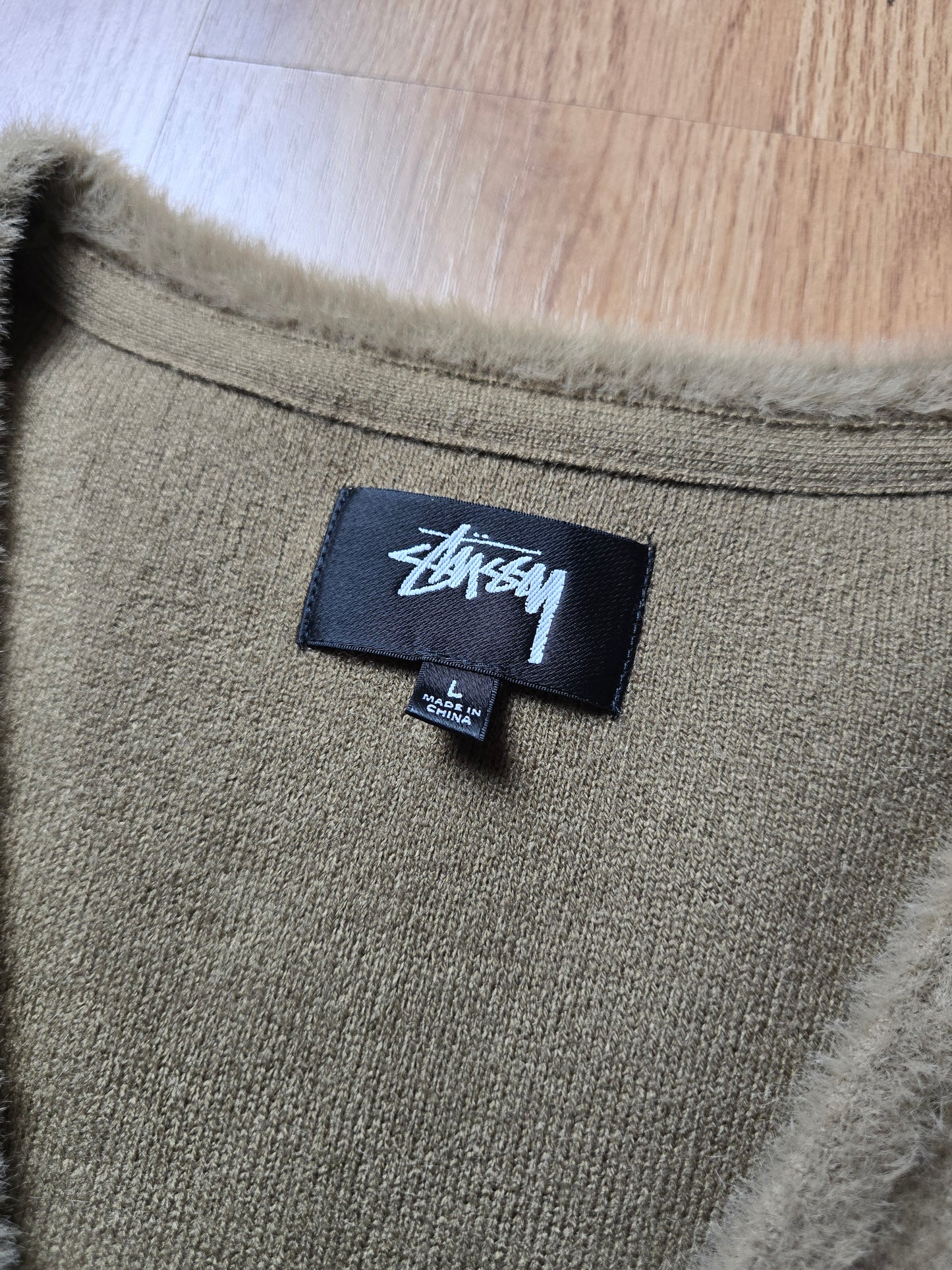 Stussy 'Shaggy' Cardigan (L)