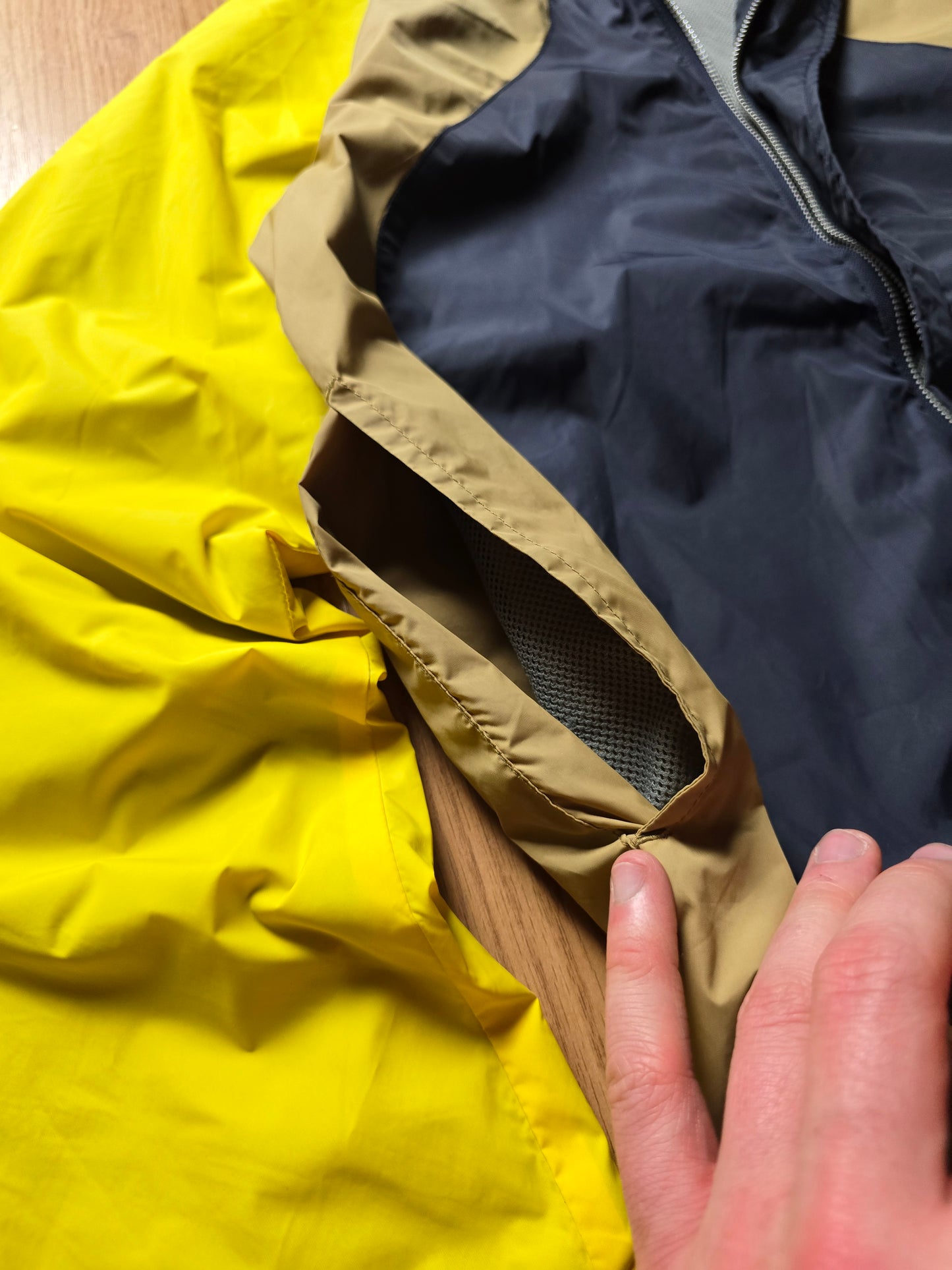 Comme Des Garcon Shirt SS09 Panelled Windbreaker Jacket (S)