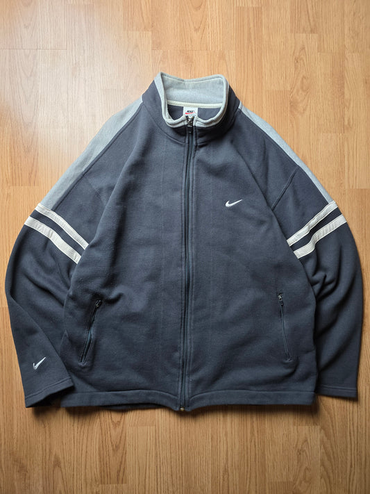 Vintage Nike 90s Double Swoosh Track Jacket (XL)