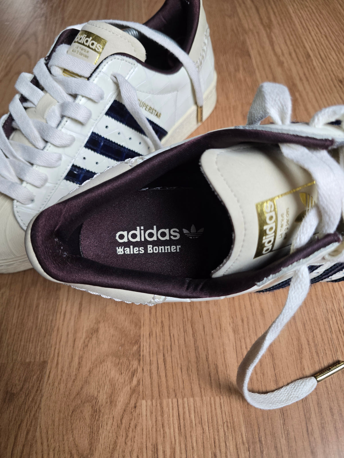 Adidas x Wales Bonner Superstar "White Croc" (UK9)