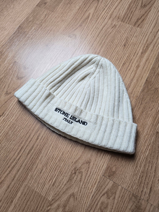 Stone Island 00s Ribbed Wool Beanie