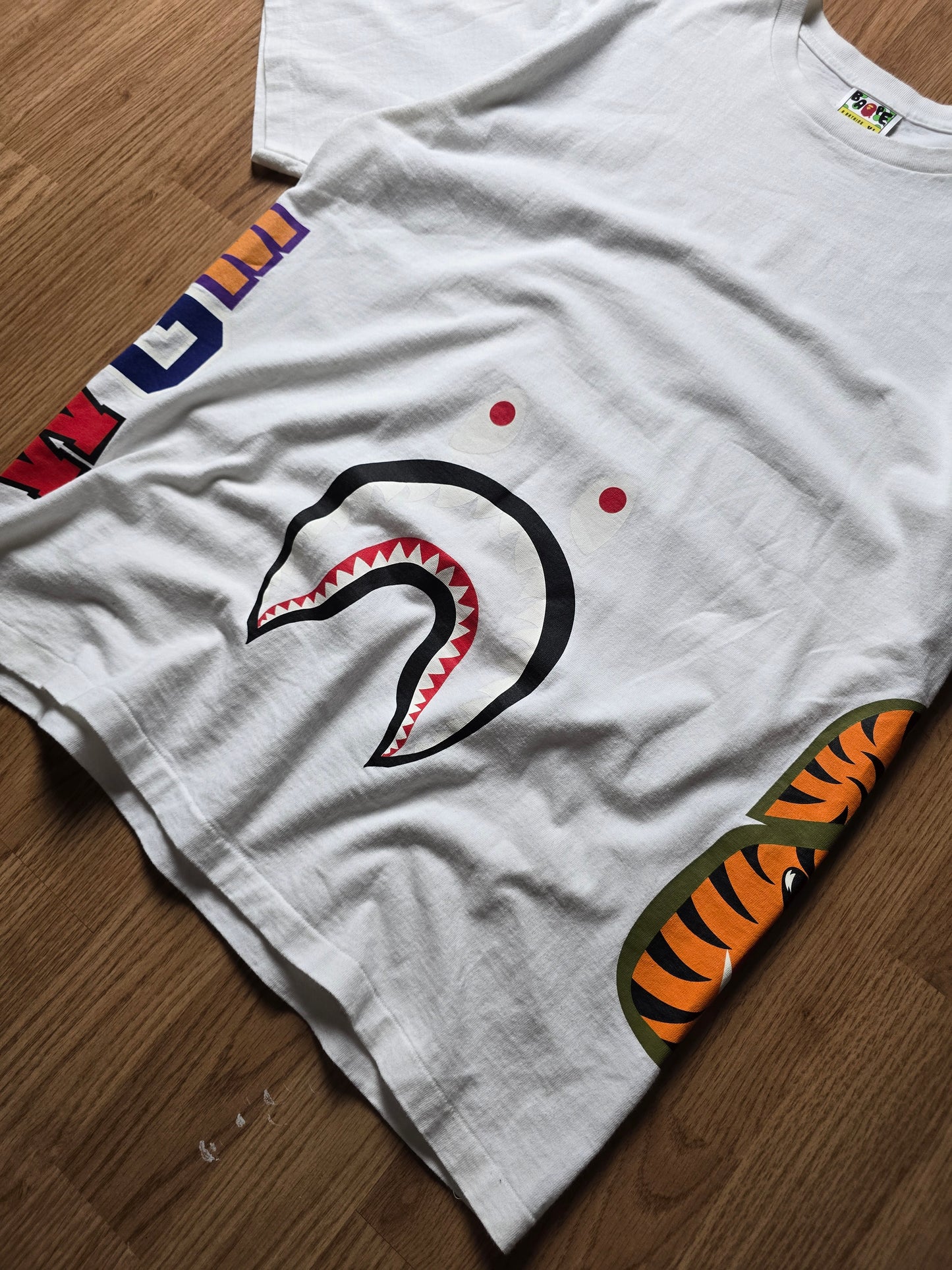 BAPE WGM Shark Pique T-shirt (L)